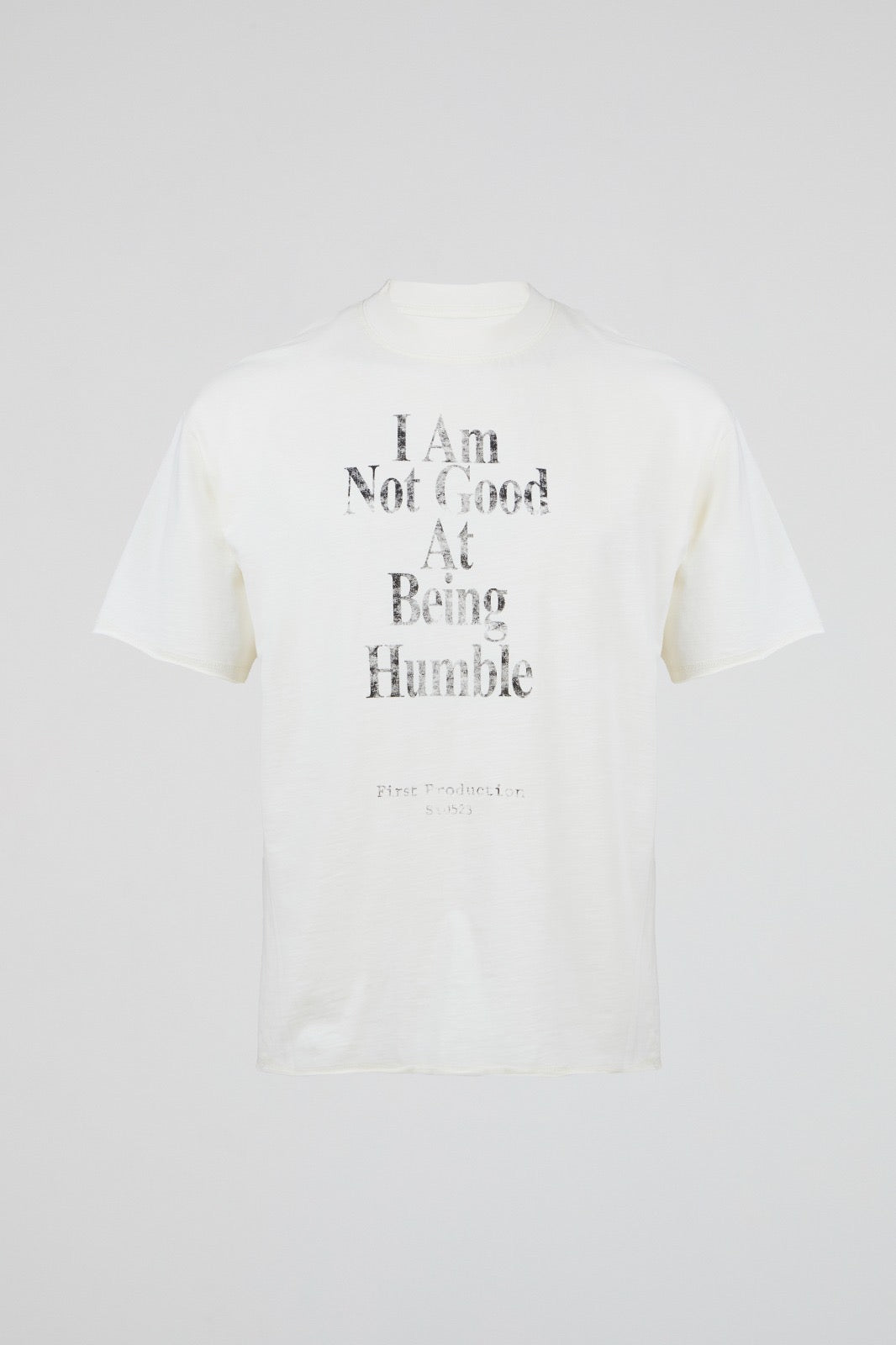 DUMIST - NOT GOOD AT BEING HUMBLE WHITE TEE