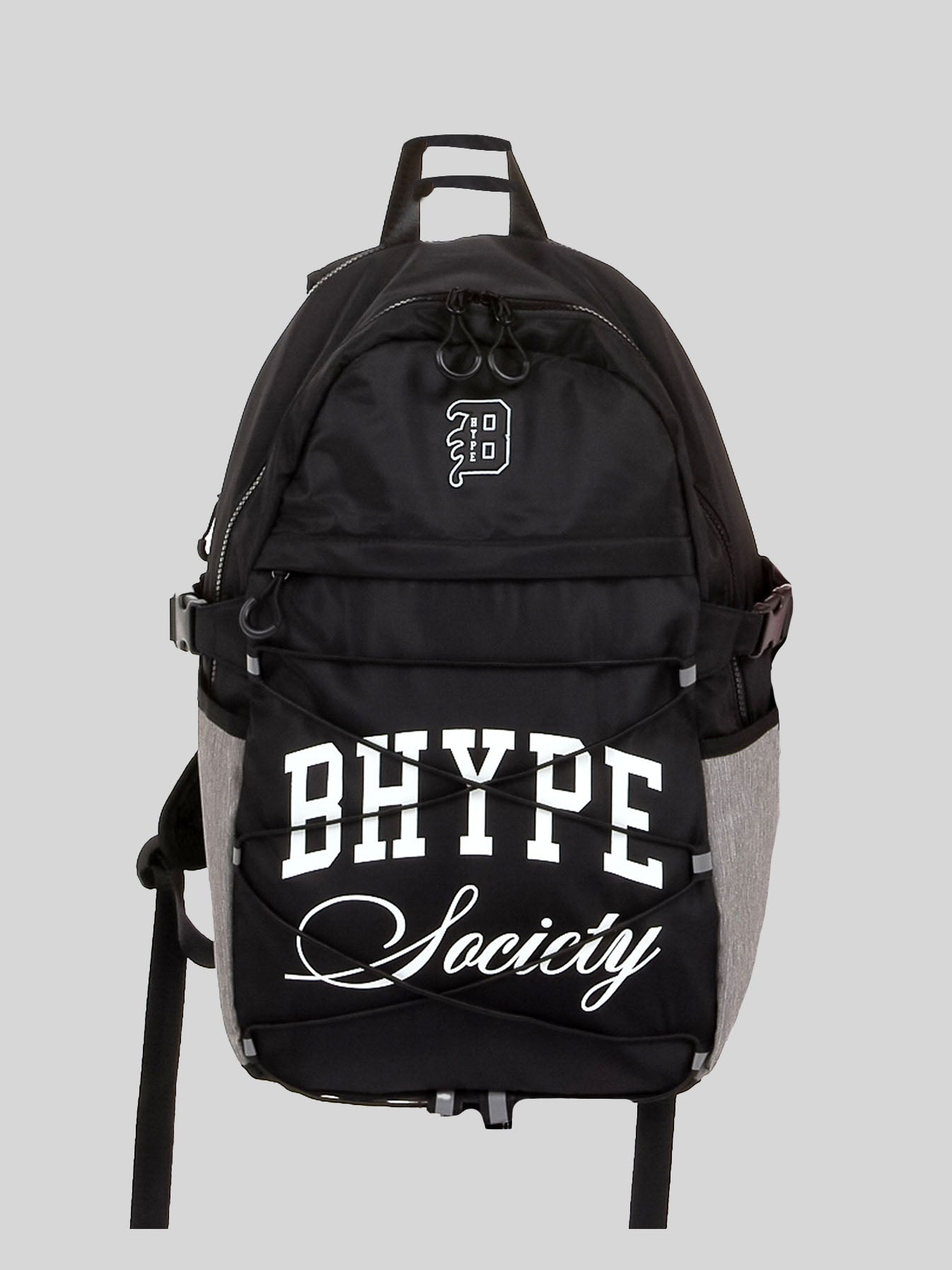 BHYPE SOCIETY BLACK BACKPACK