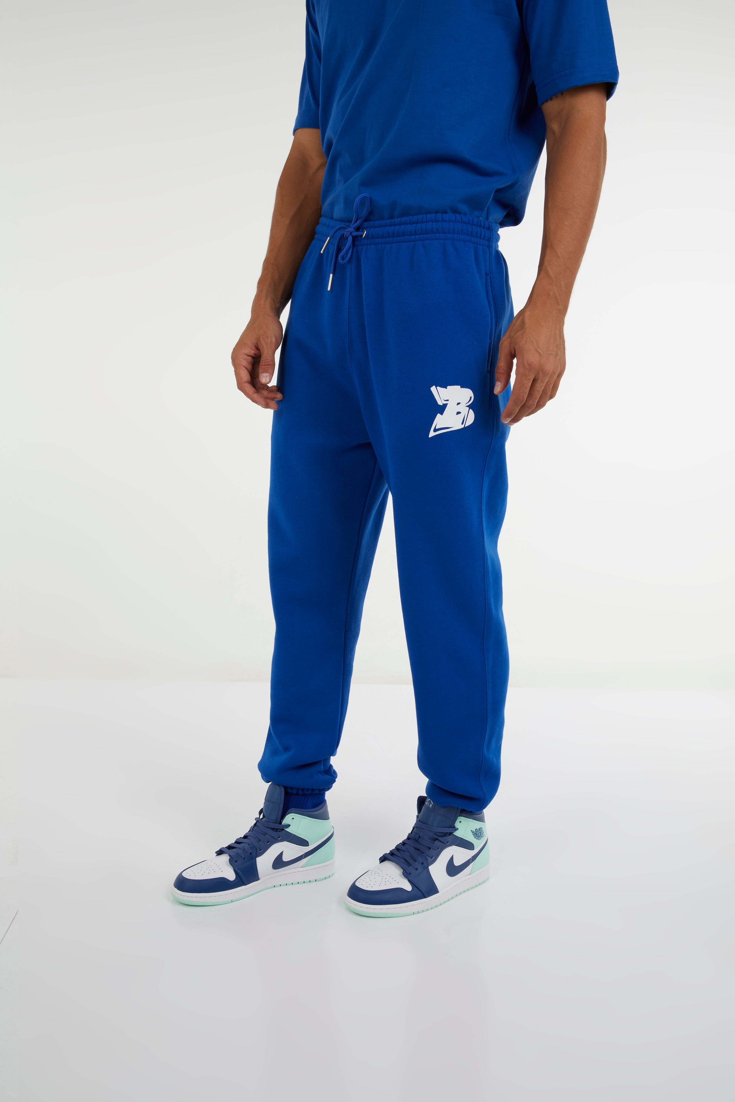 Bhype Society - Bhype Logo Essentials Blue Sweatpants