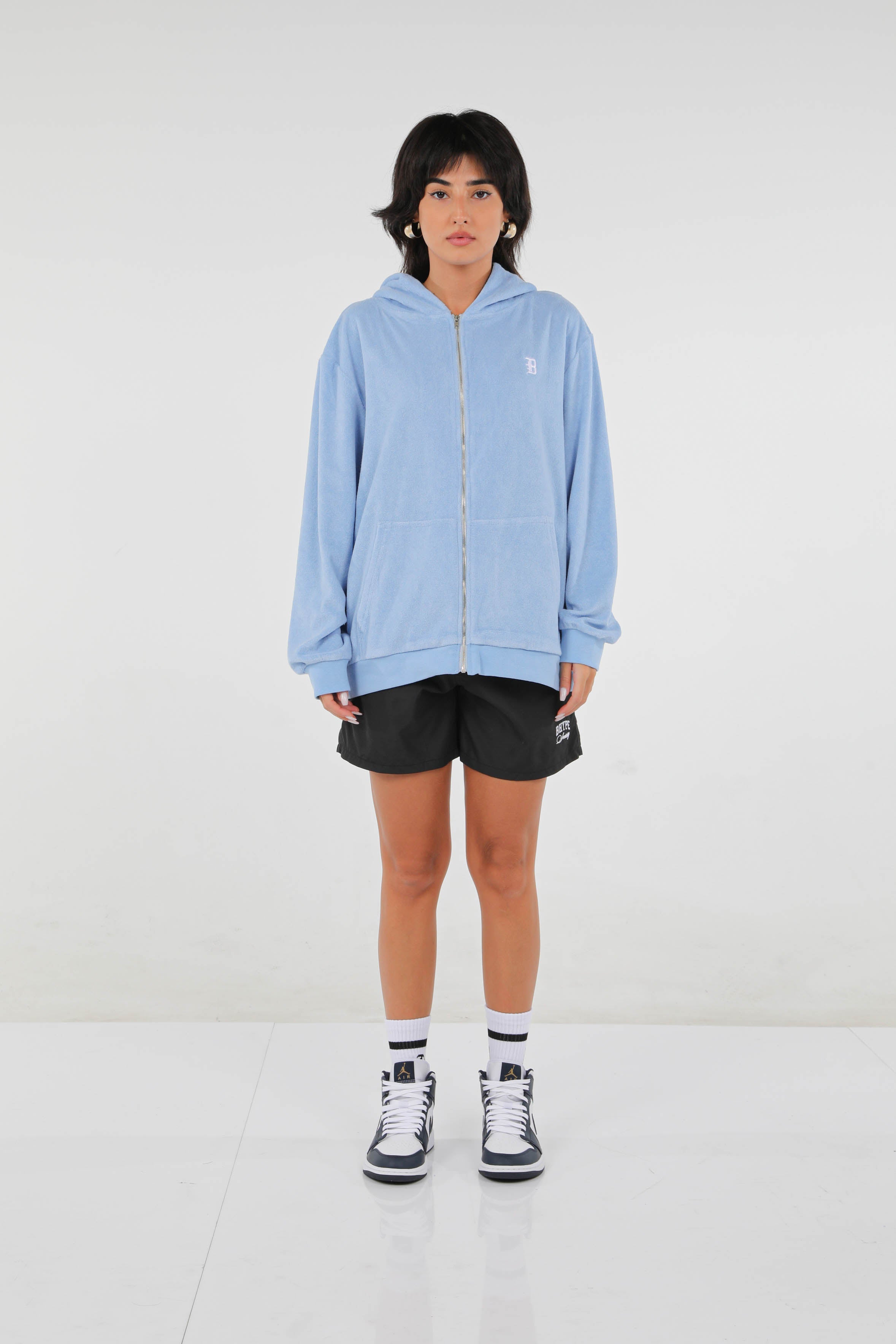 BHYPE SOCIETY BLACK SWIM SHORTS