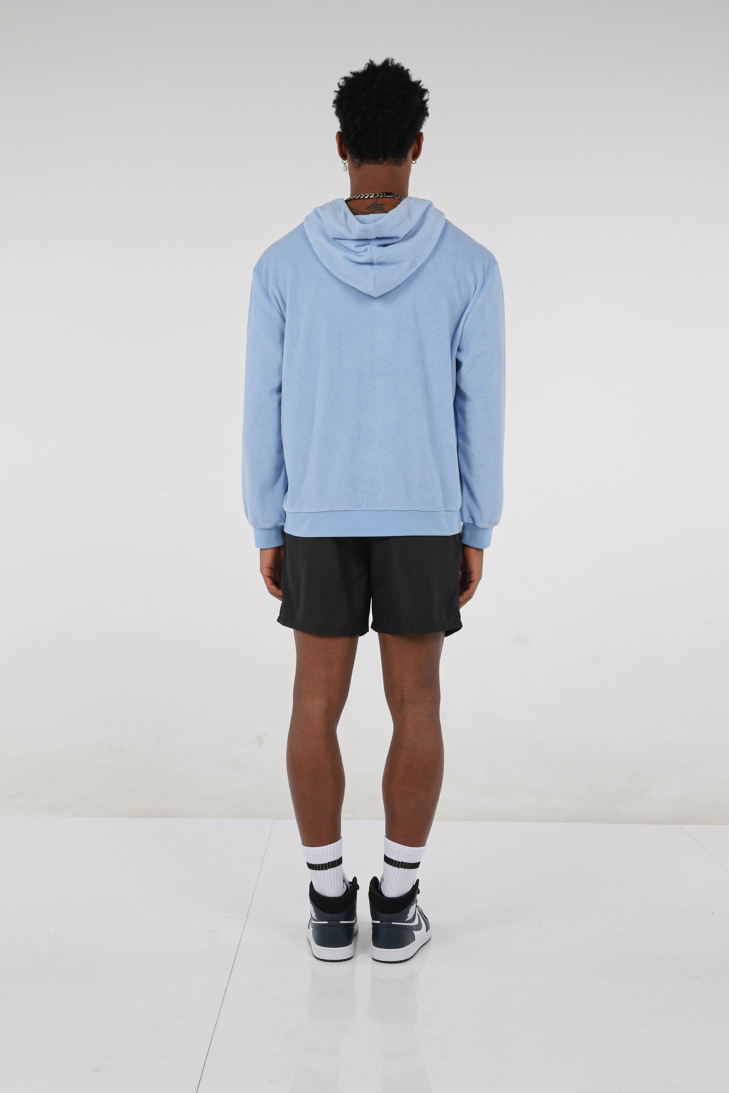 BHYPE SOCIETY BLACK SWIM SHORTS