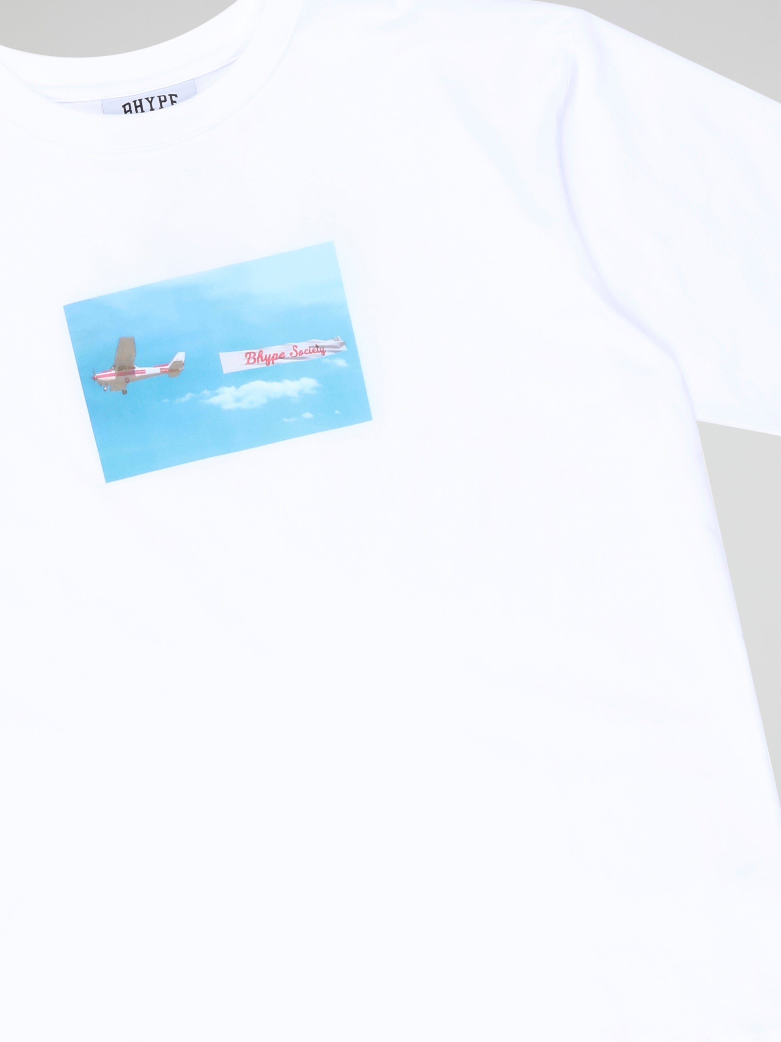 BHYPE SOCIETY - PLANE MESSAGE TSHIRT