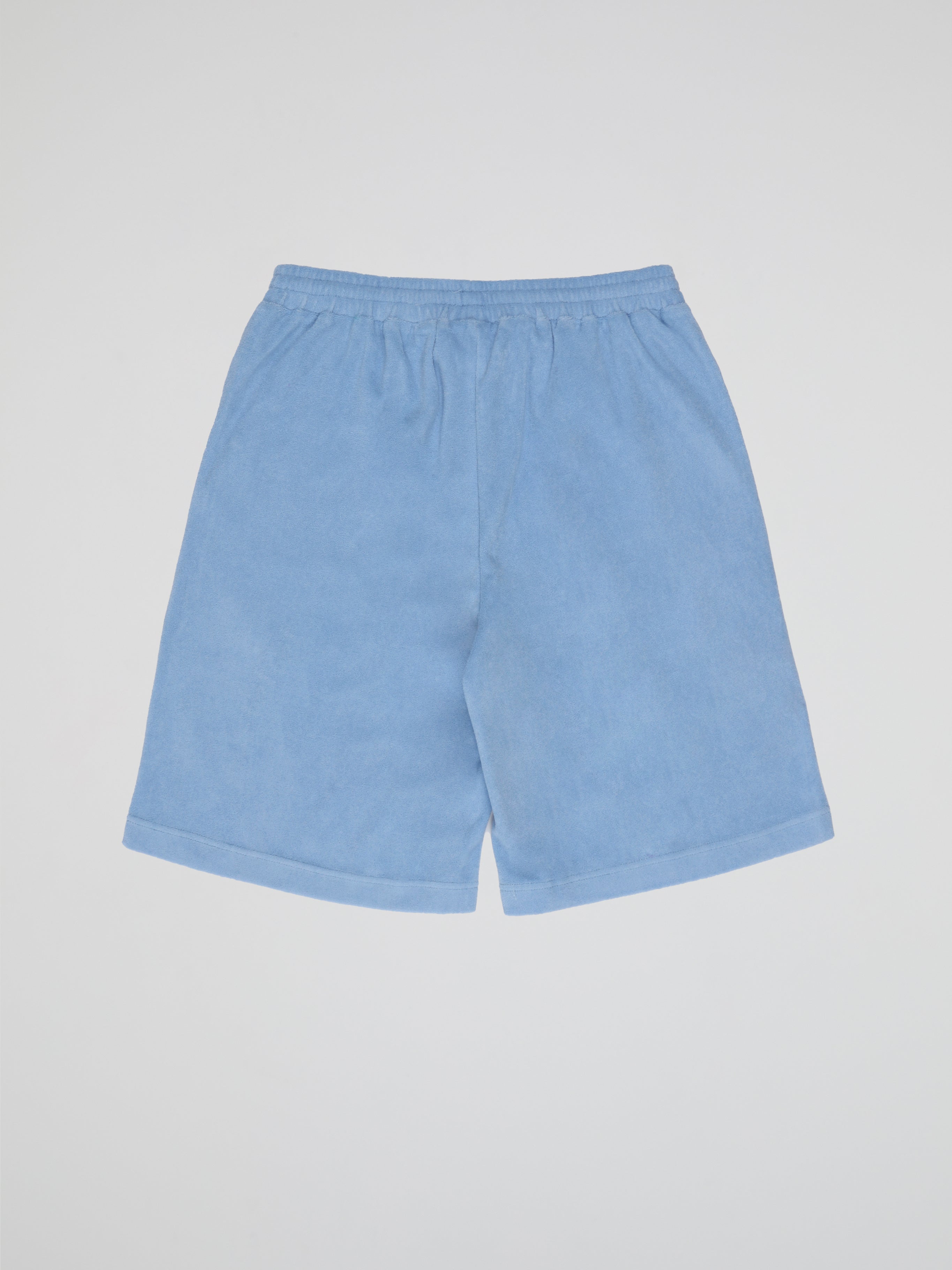 BHYPE SOCIETY BLUE SOFT TOWELLING SHORT