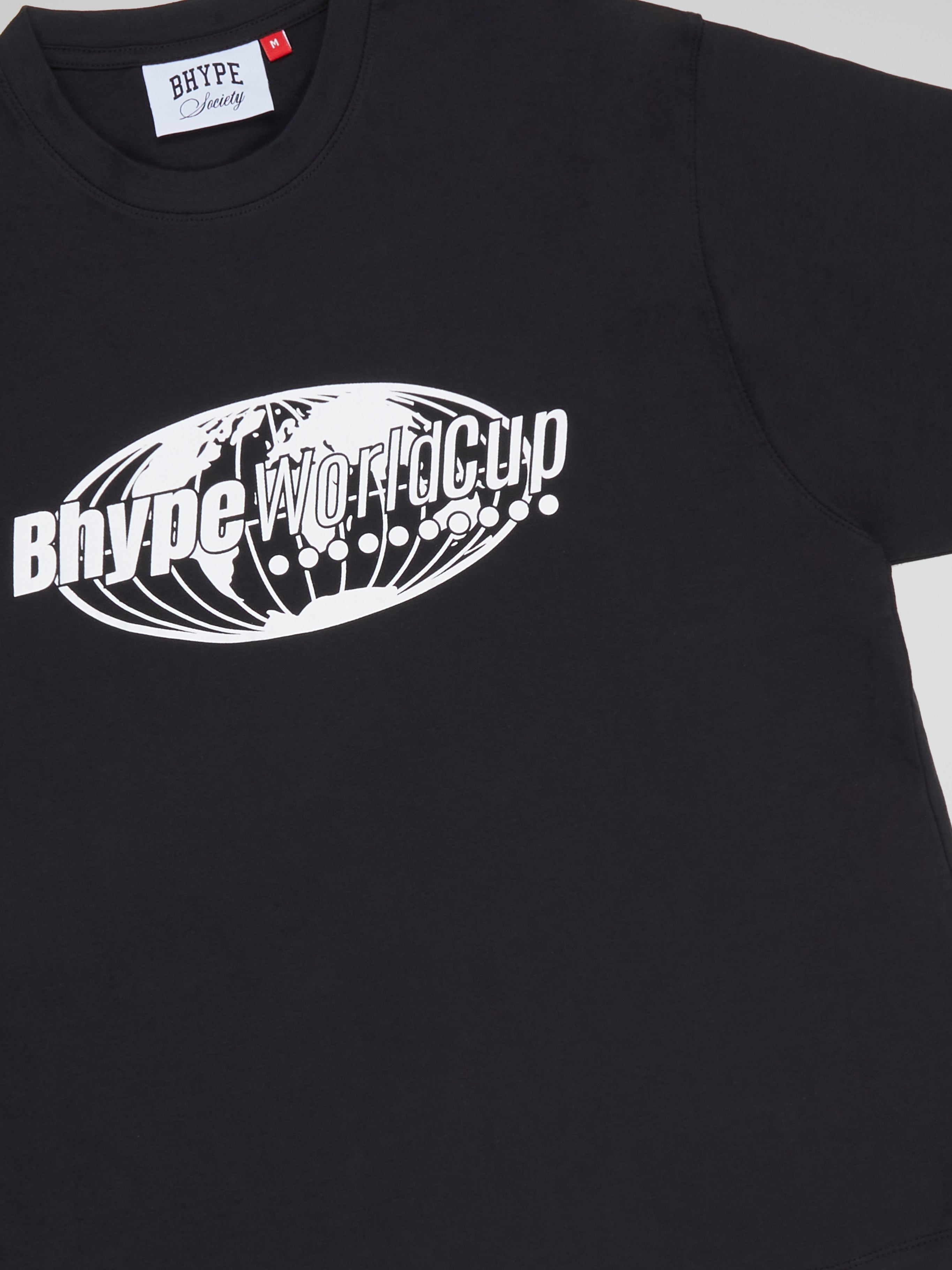 BHYPE SOCCER COLLECTION - WORLD CUP BLACK TSHIRT