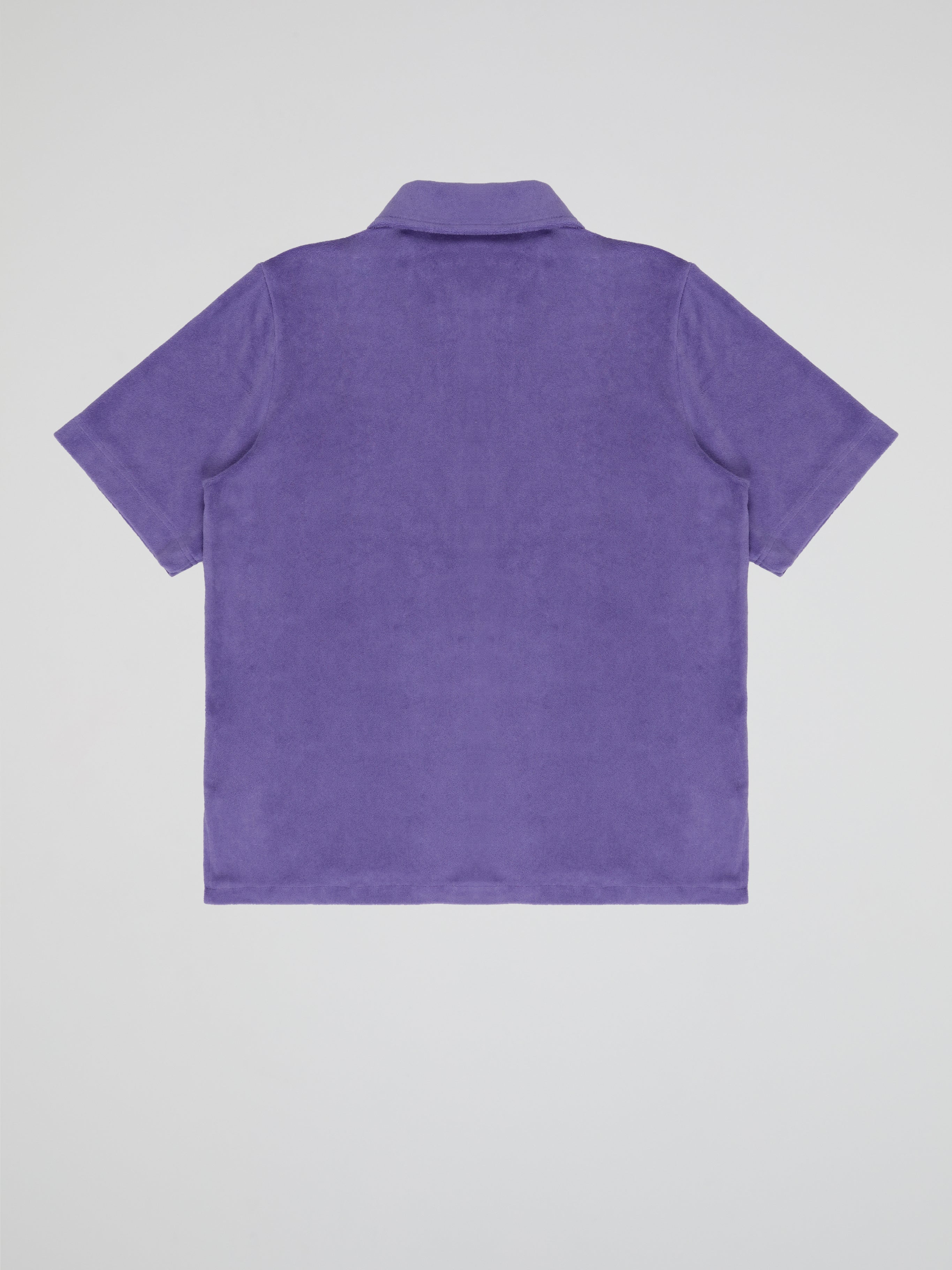 BHYPE SOCIETY PURPLE SOFT TOWELLING ZIPPED JACKET