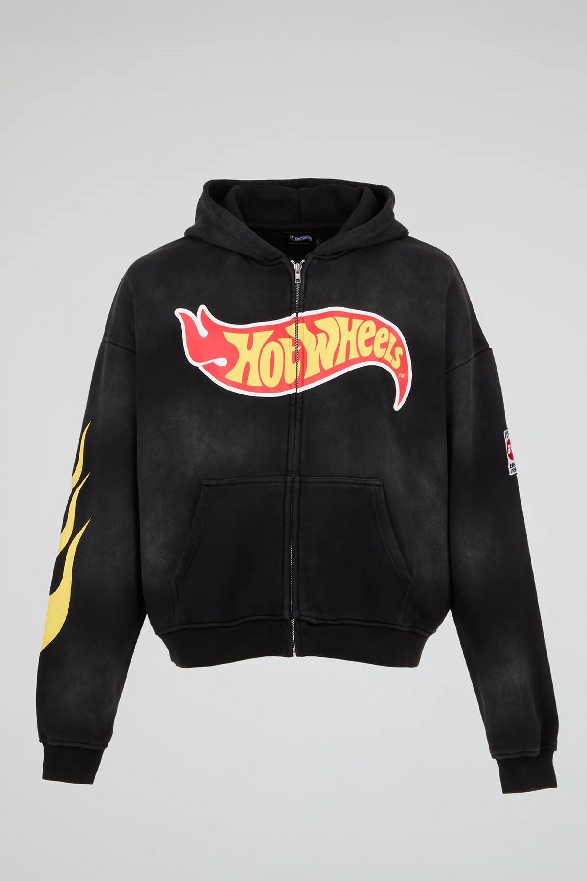 BHYPE x HOT WHEELS ZIPPED BLACK HOODIE