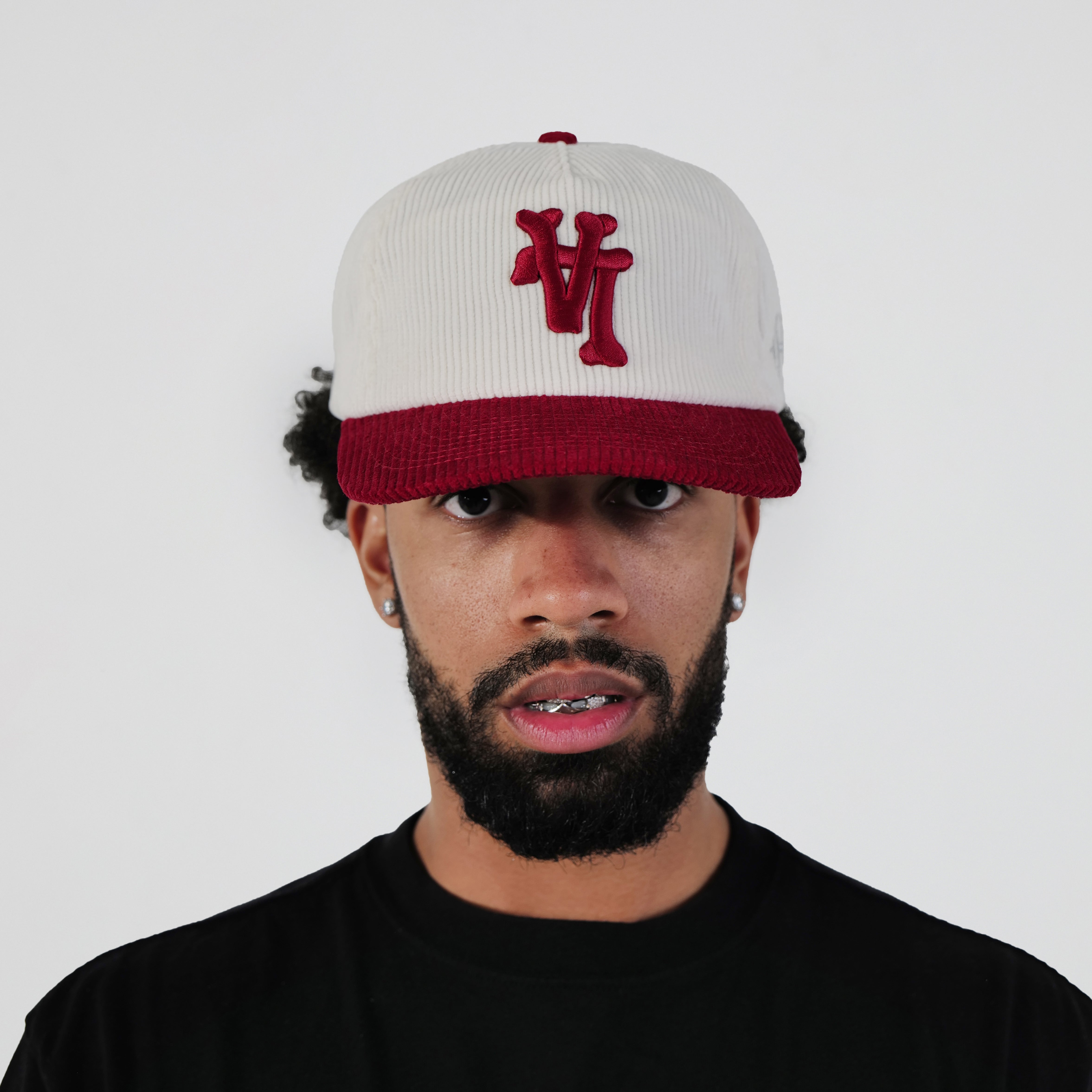 KTH KILL THE HYPE HAT - BONE L.A CORD RED
