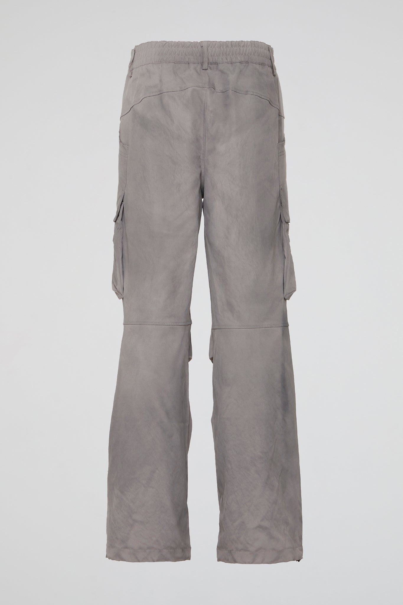 DUMIST - GREY FADED CARGO PANTS