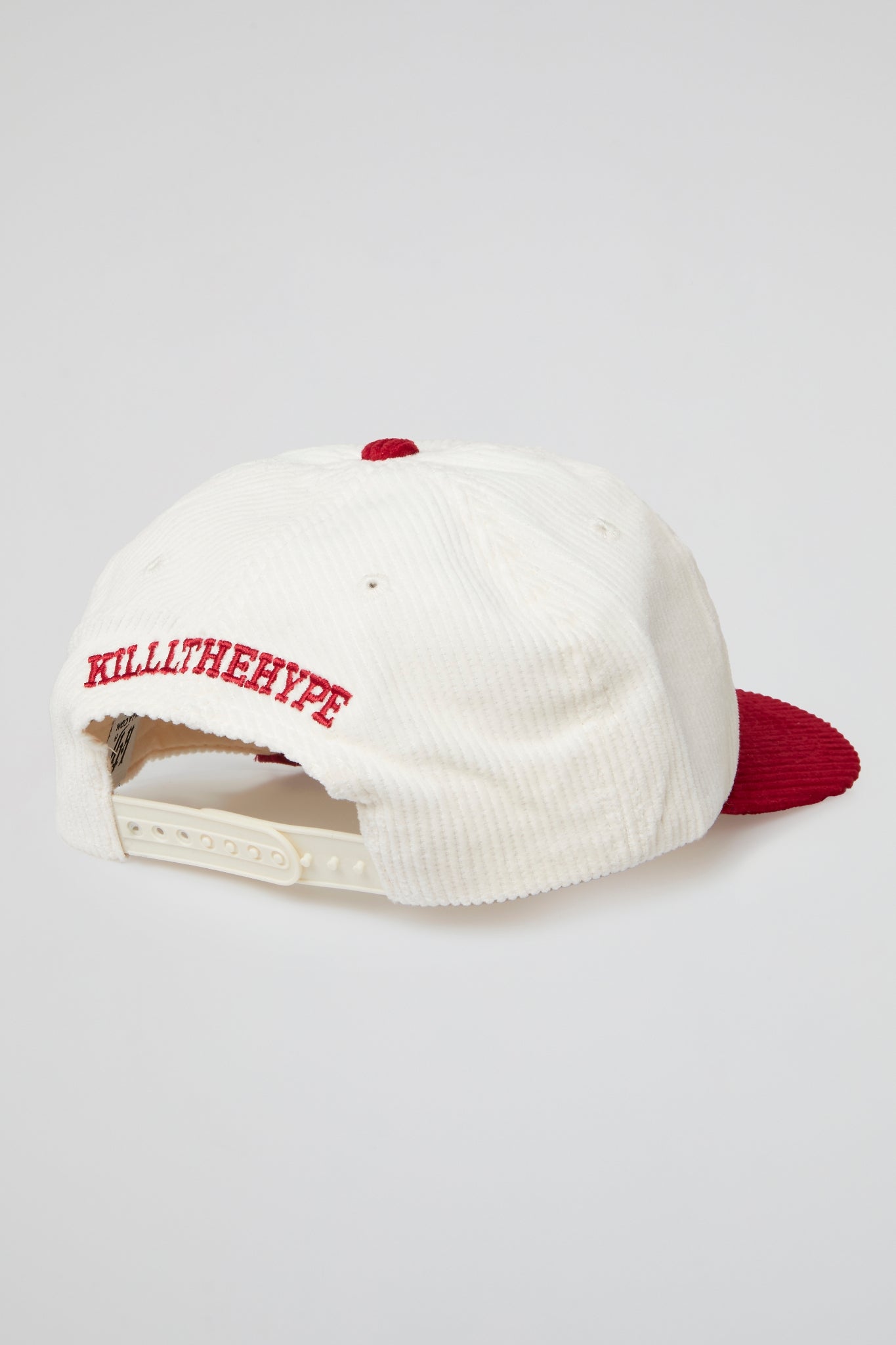 KTH KILL THE HYPE HAT - BONE L.A CORD RED