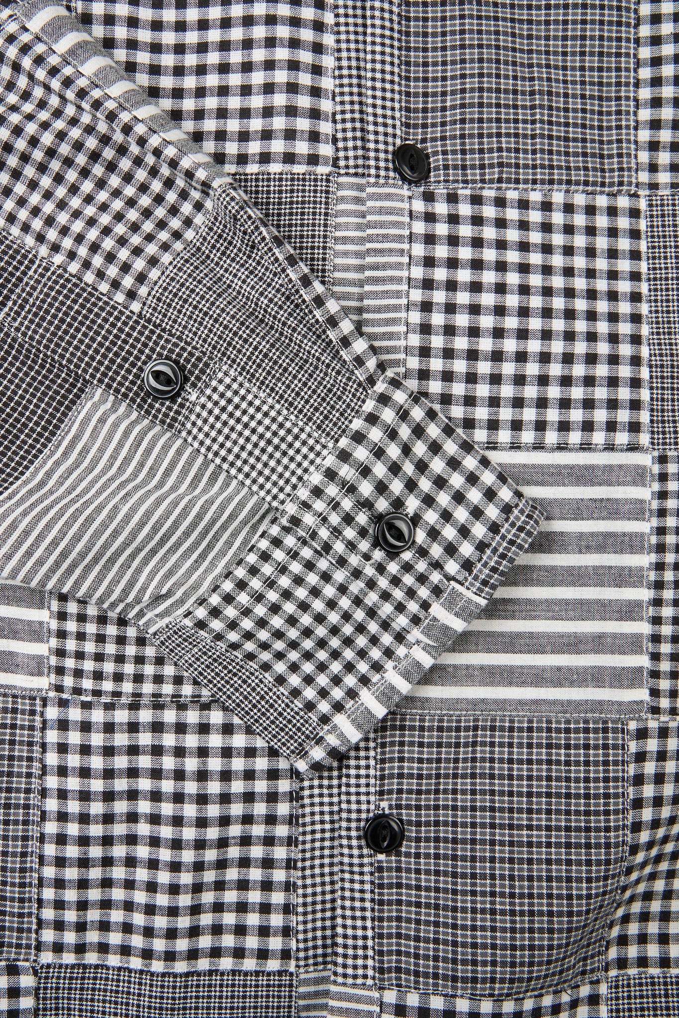 DUMIST - GREY SQUARES LONG SLEEVES SHIRT