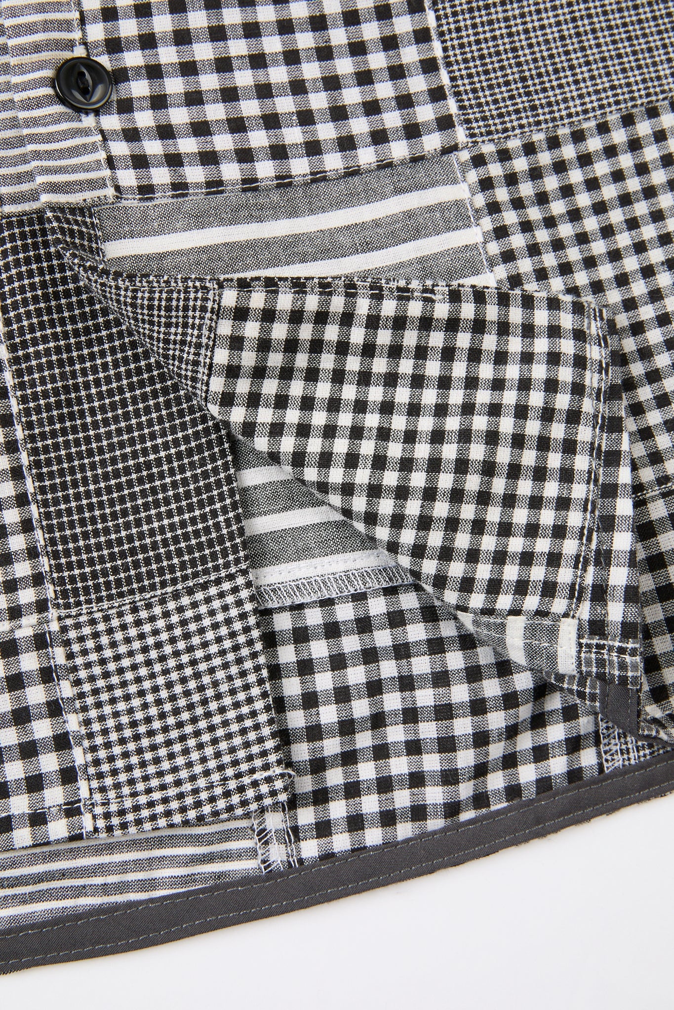 DUMIST - GREY SQUARES LONG SLEEVES SHIRT