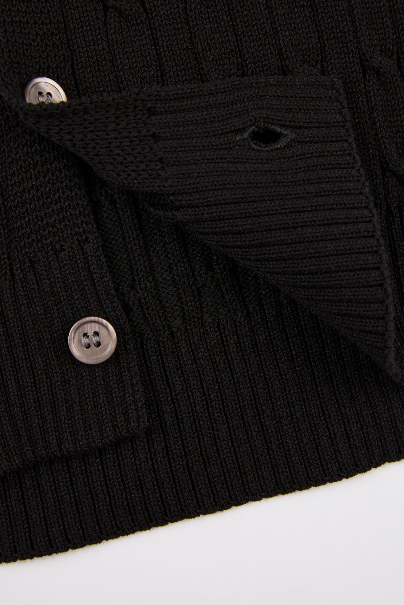DUMIST - FITTED WOOL BLUE CARDIGAN