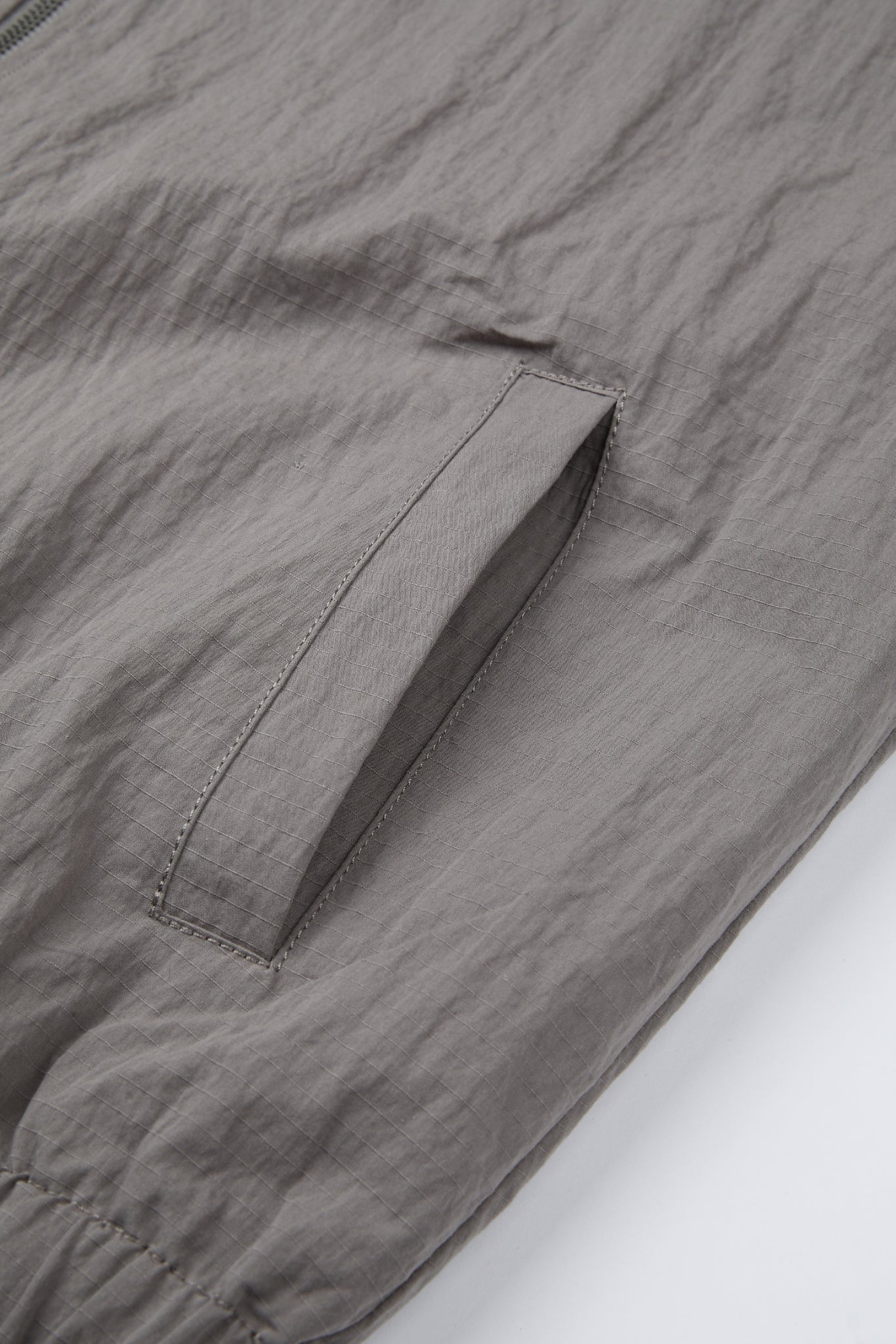 Dumist - Crinkle Hooded Zip Jacket