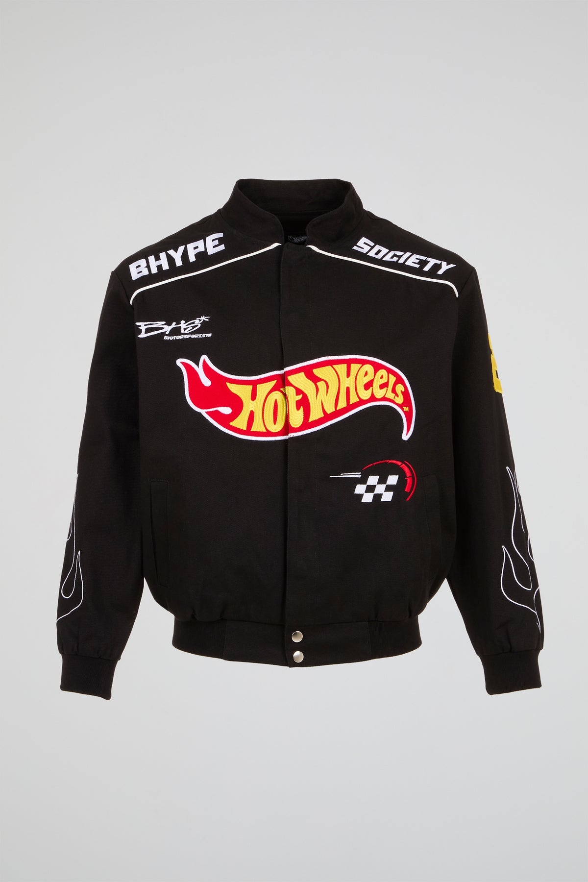 BHYPE x HOT WHEELS BLACK RACING JACKET