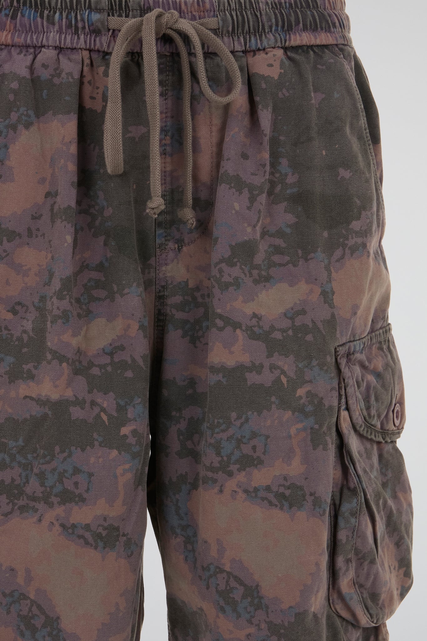 DUMIST - PINK CAMO LANDSCAPE CARGO SHORTS
