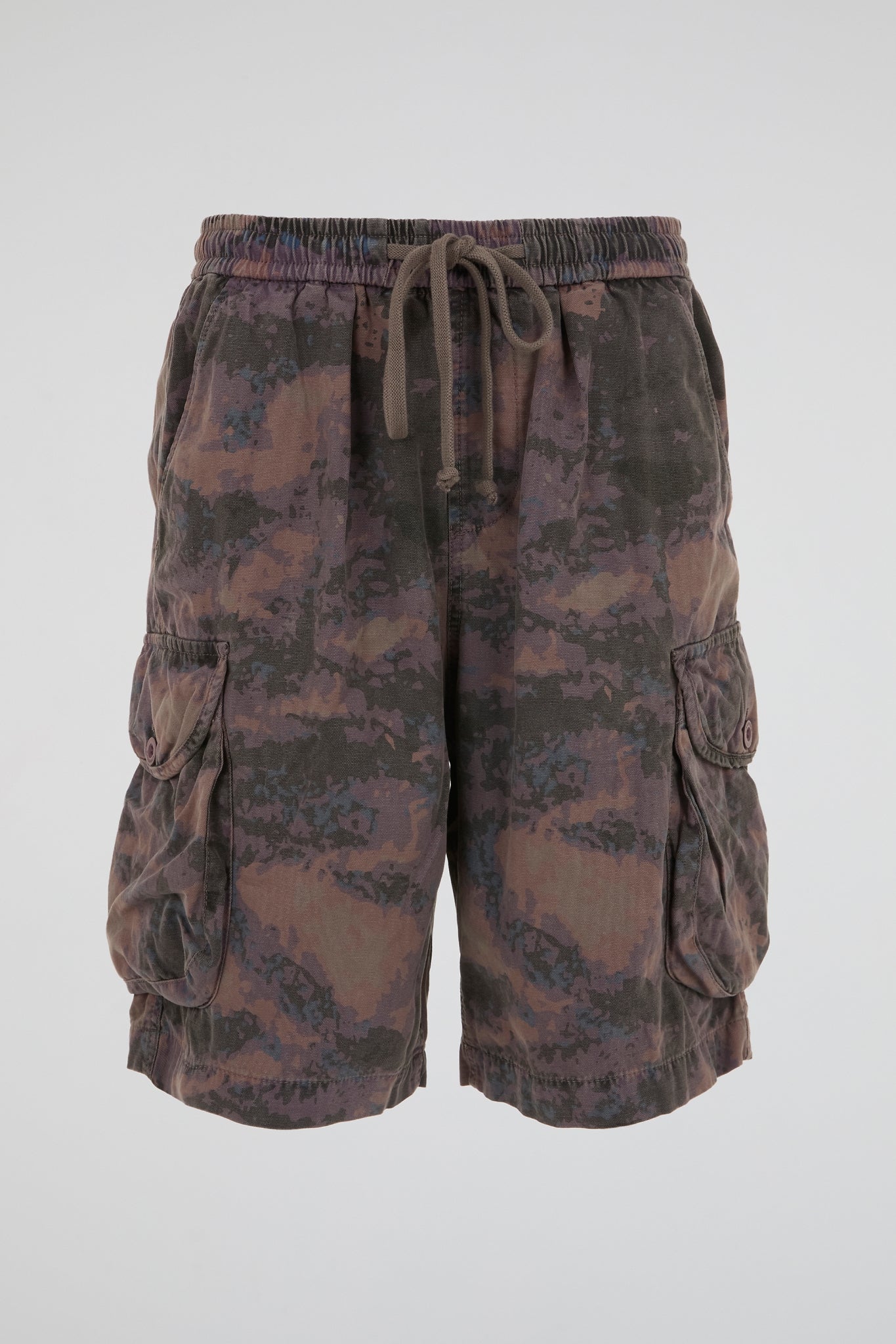 DUMIST - PINK CAMO LANDSCAPE CARGO SHORTS