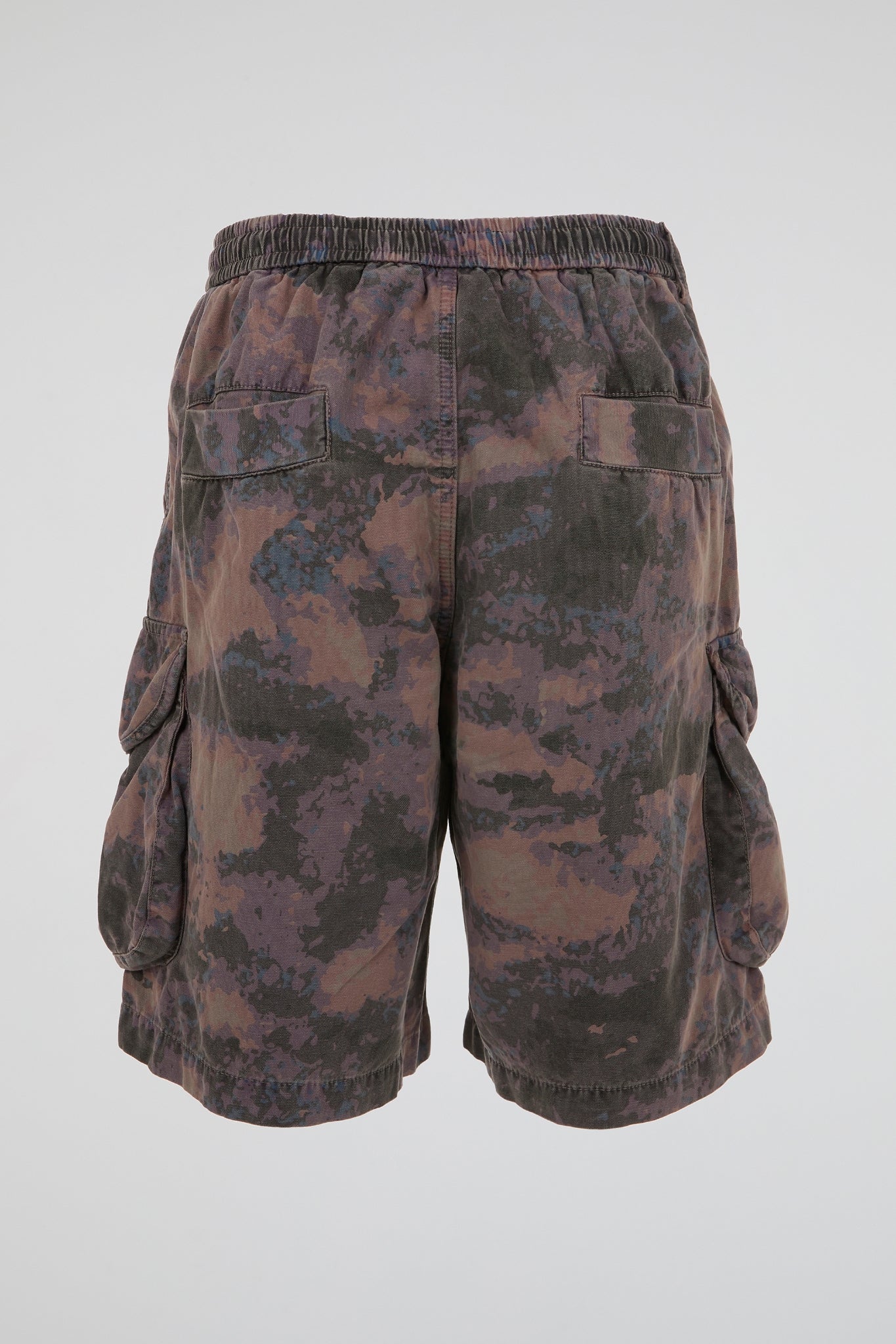 DUMIST - PINK CAMO LANDSCAPE CARGO SHORTS