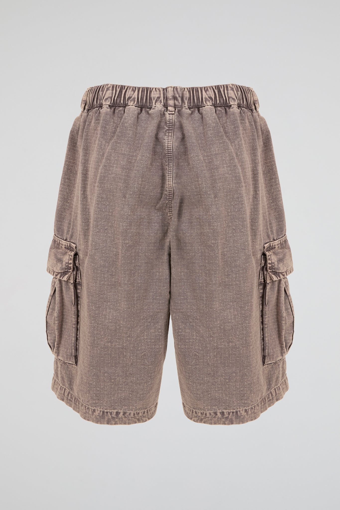 DUMIST - NYLON WASHED BROWN SHORTS