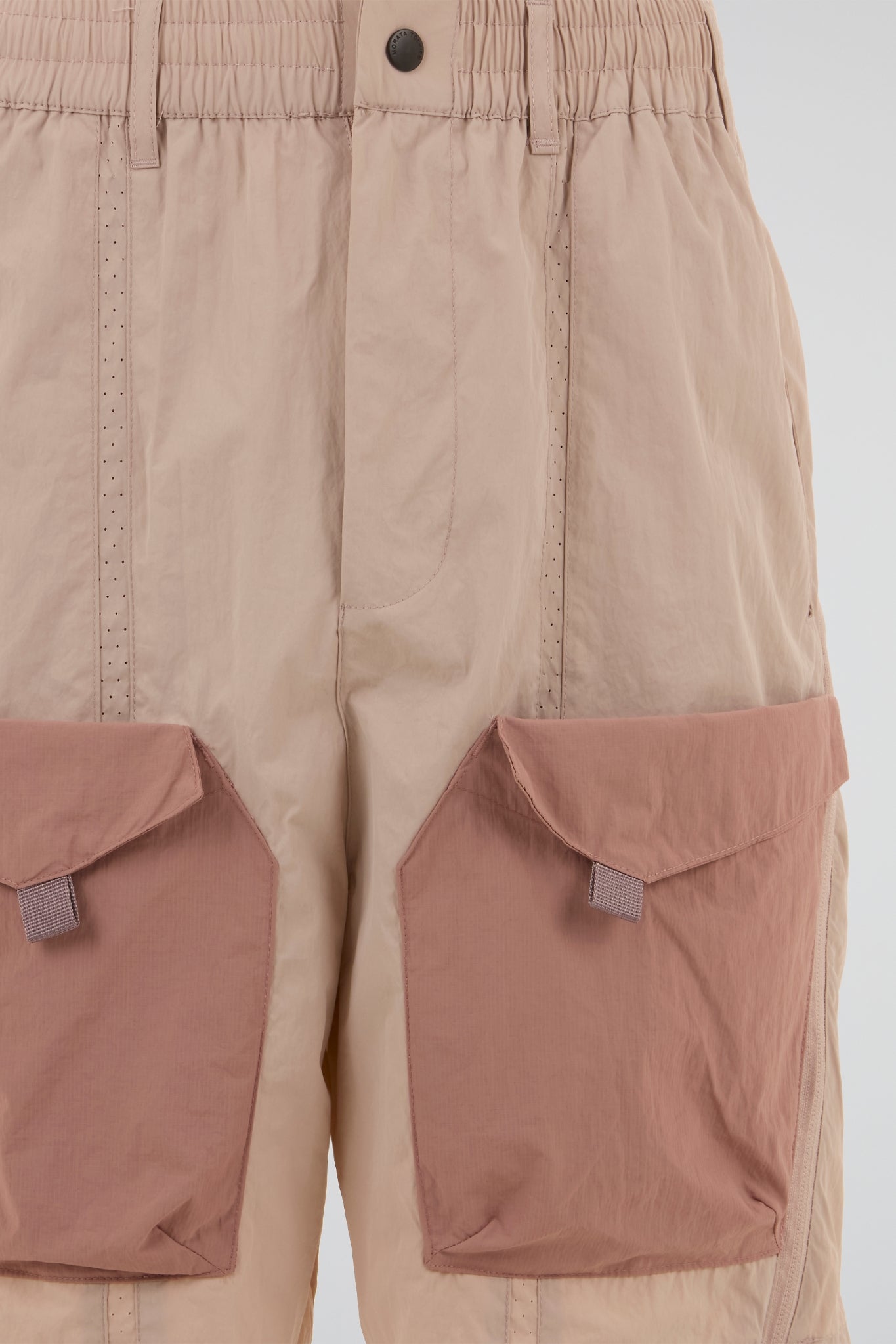 DUMIST - TECH CARGO BEIGE & CORAL PINK SHORTS