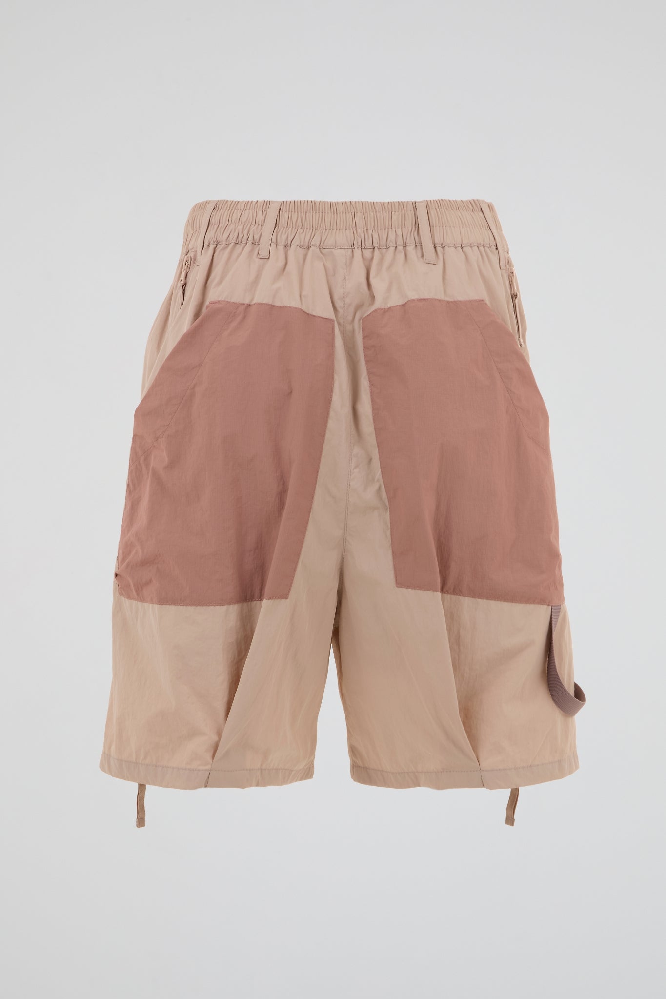 DUMIST - TECH CARGO BEIGE & CORAL PINK SHORTS