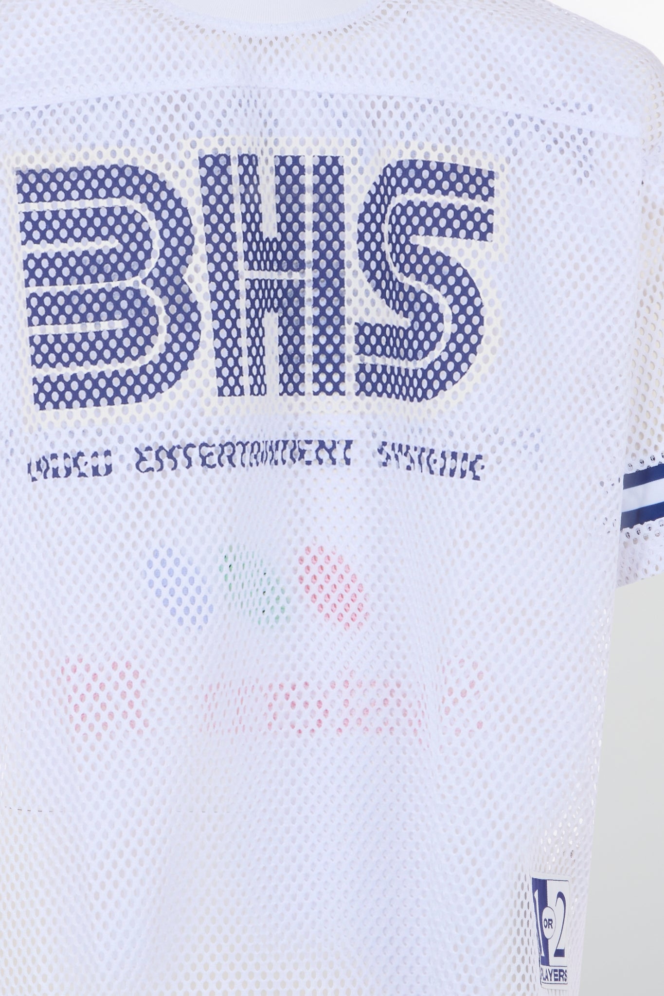 BHS Mesh White Football Jersey