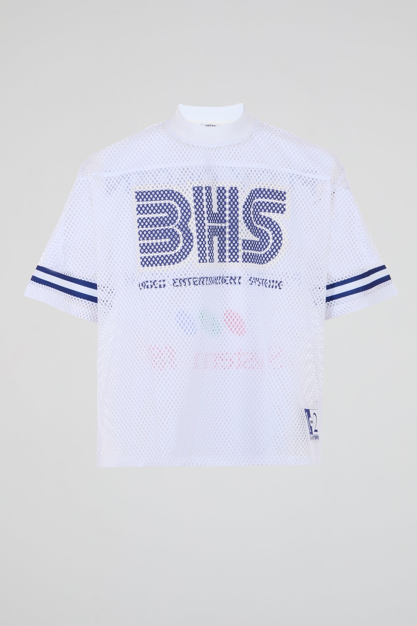 BHS Mesh White Football Jersey
