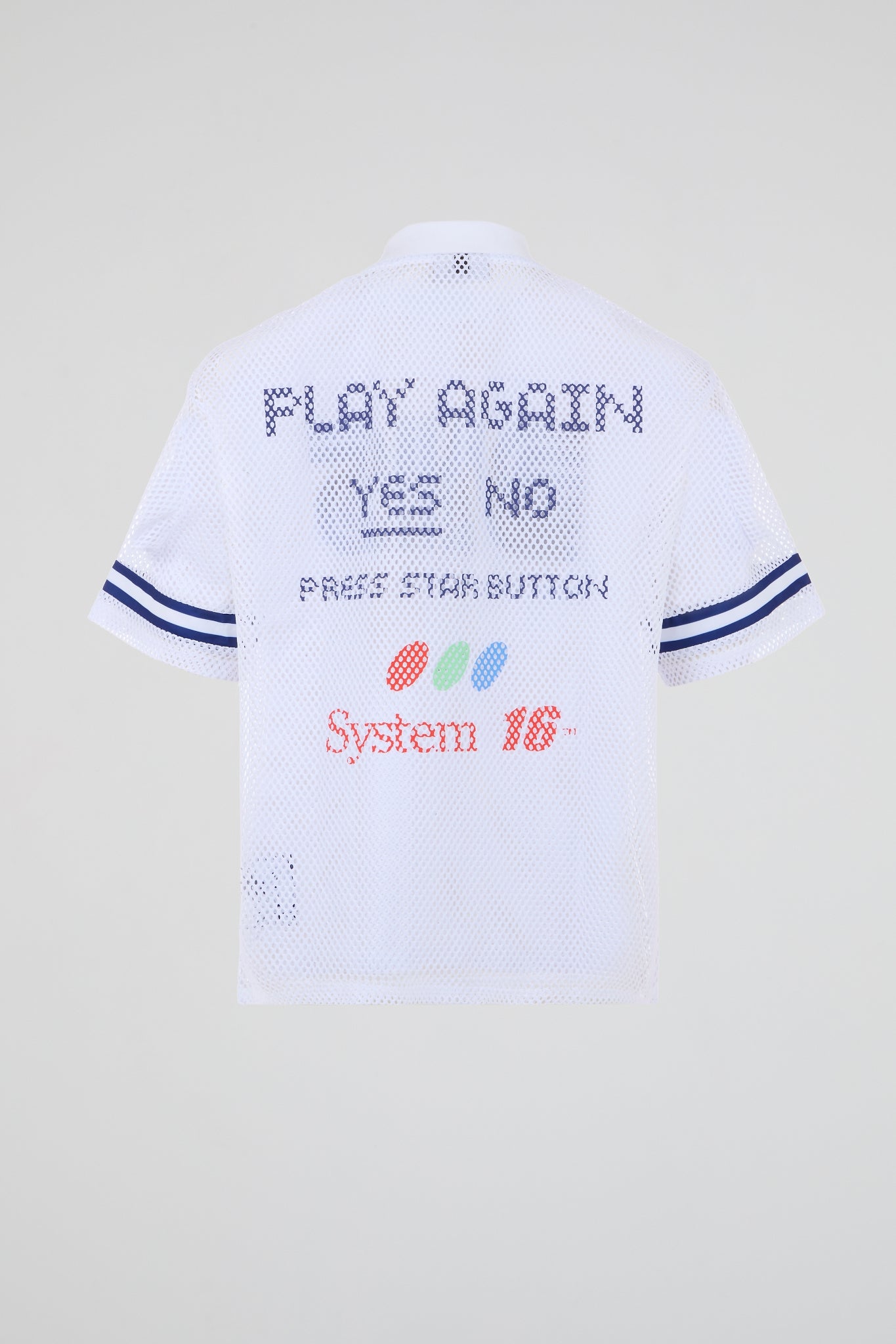 BHS Mesh White Football Jersey