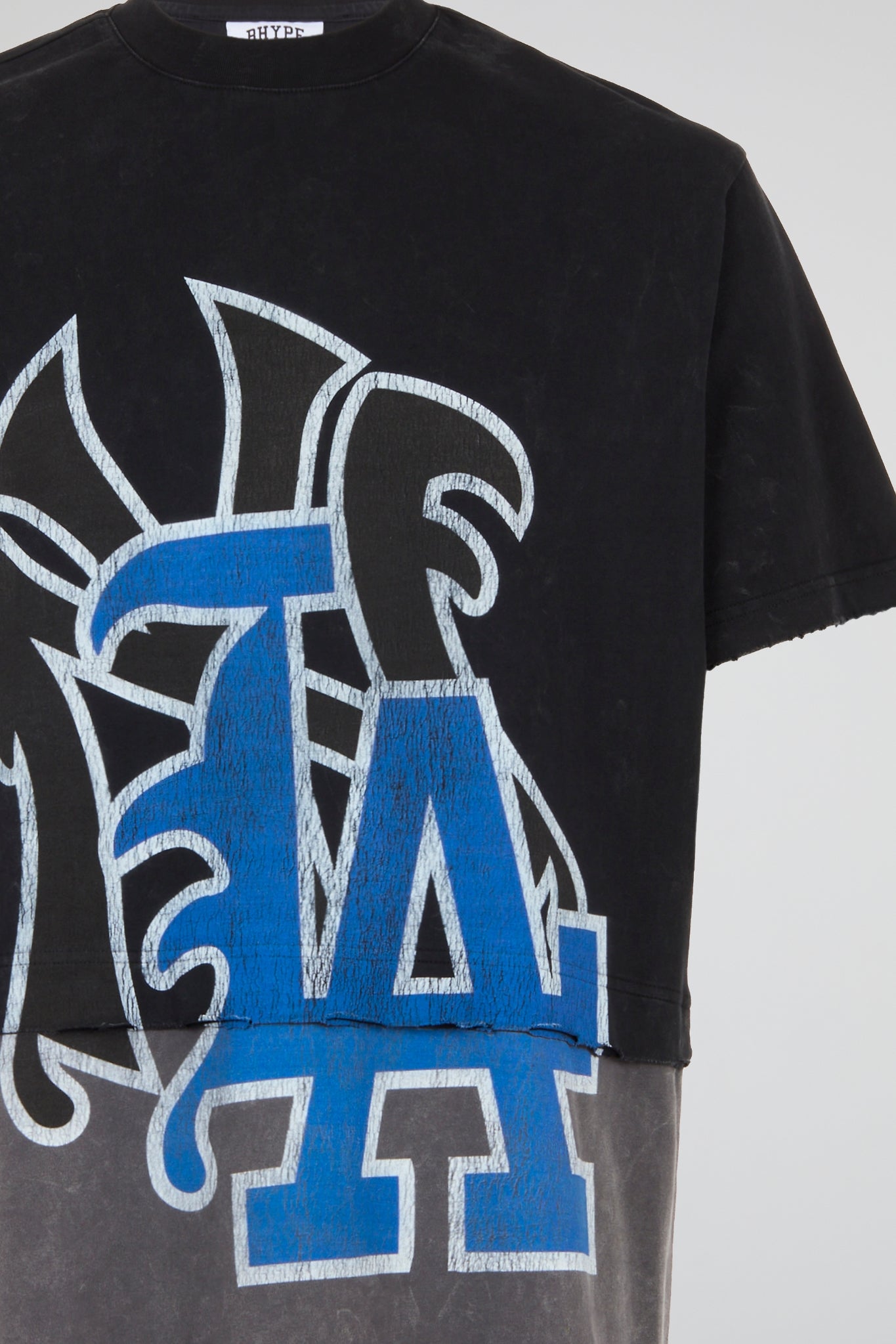 BHYPE SOCIETY - LA & NY DOUBLE LAYER OVERSIZE TEE