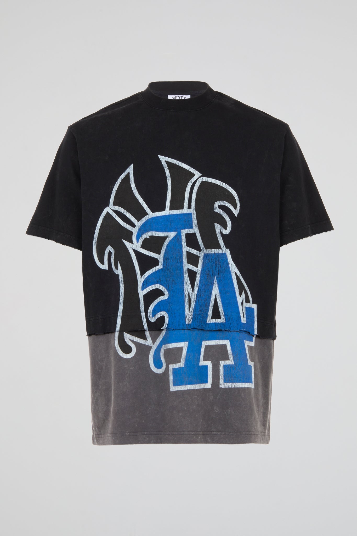 BHYPE SOCIETY - LA & NY DOUBLE LAYER OVERSIZE TEE