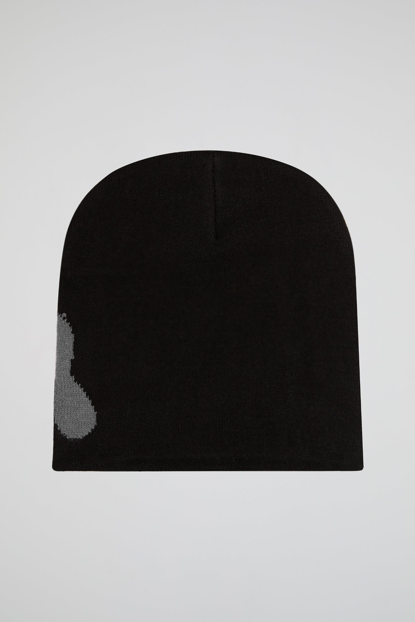 Mea Culpa Black & Silver Knitted Beanie