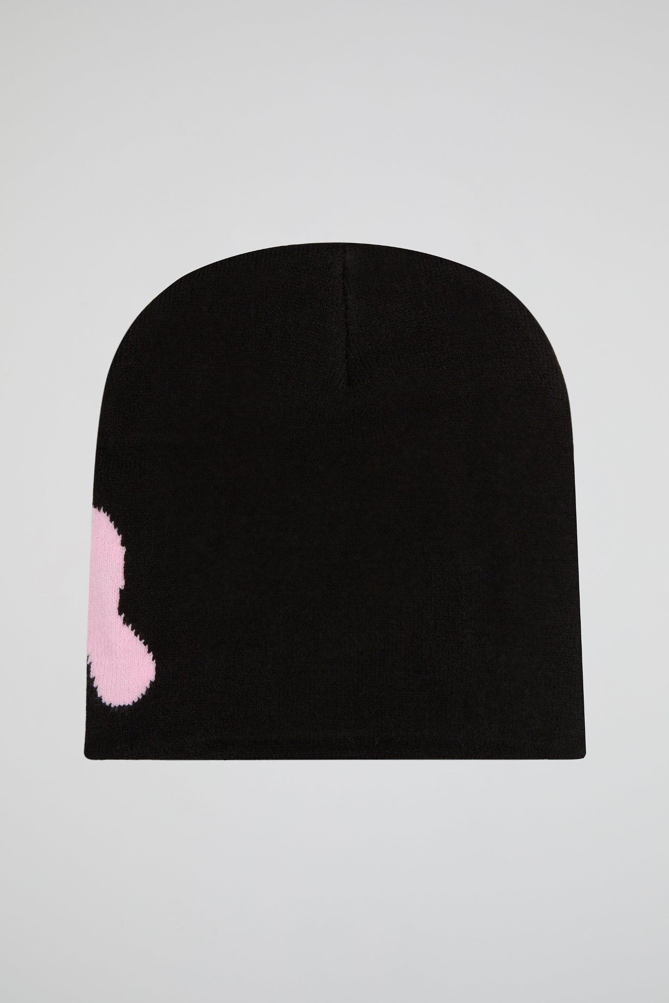 Mea Culpa Black & pink Knitted Beanie