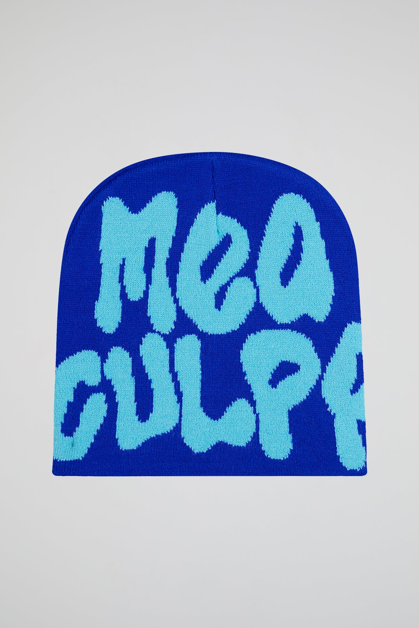 Mea Culpa Royal blue Knitted Beanie