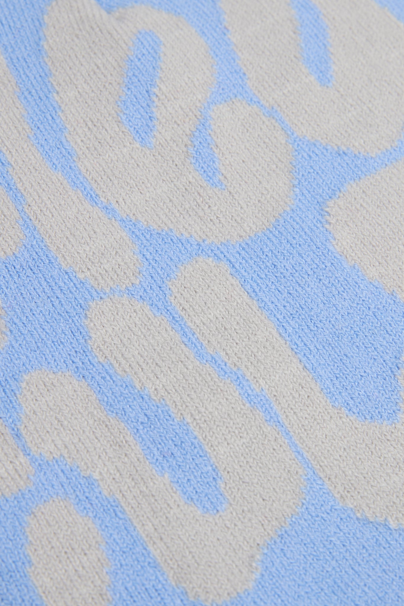 Mea Culpa Light blue & Grey Knitted Beanie