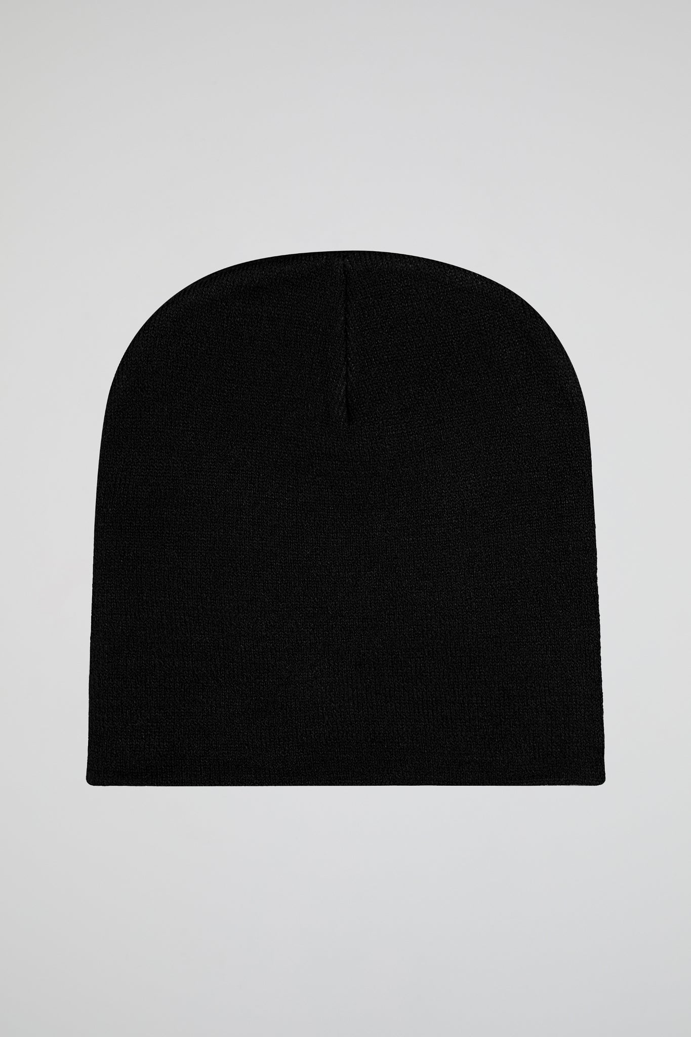 A's Black & White Knitted Beanie