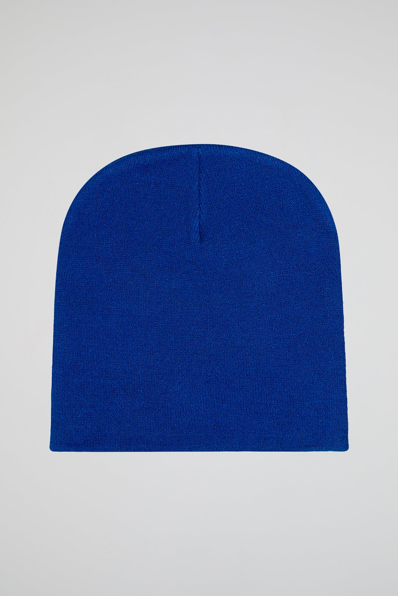 A's Royal blue & White Knitted Beanie