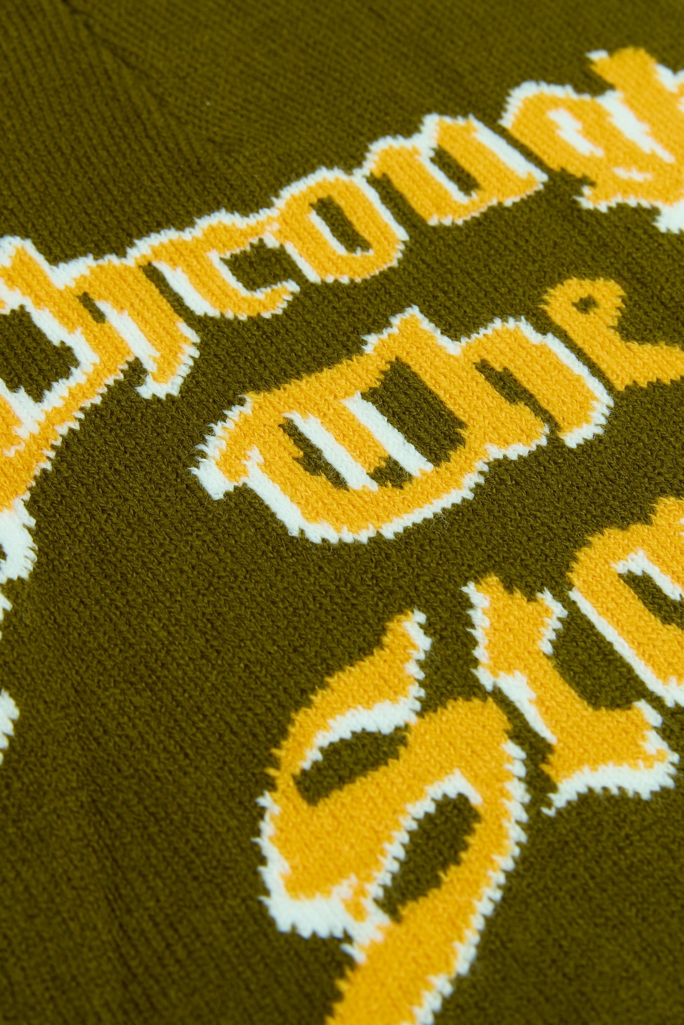 Trough the storm Khaki Knitted Beanie