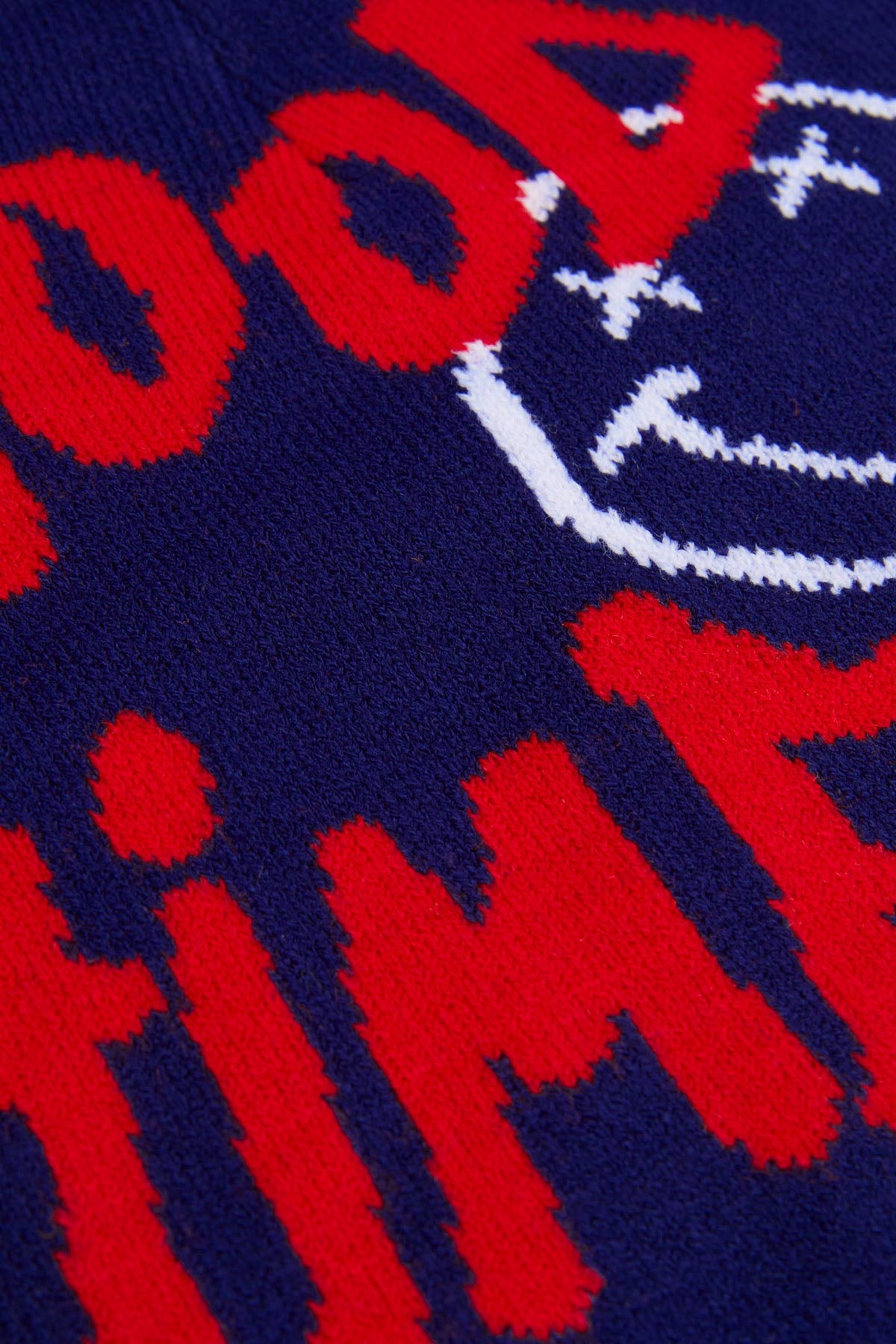 Good Timez Smiley Navy blue Knitted Beanie