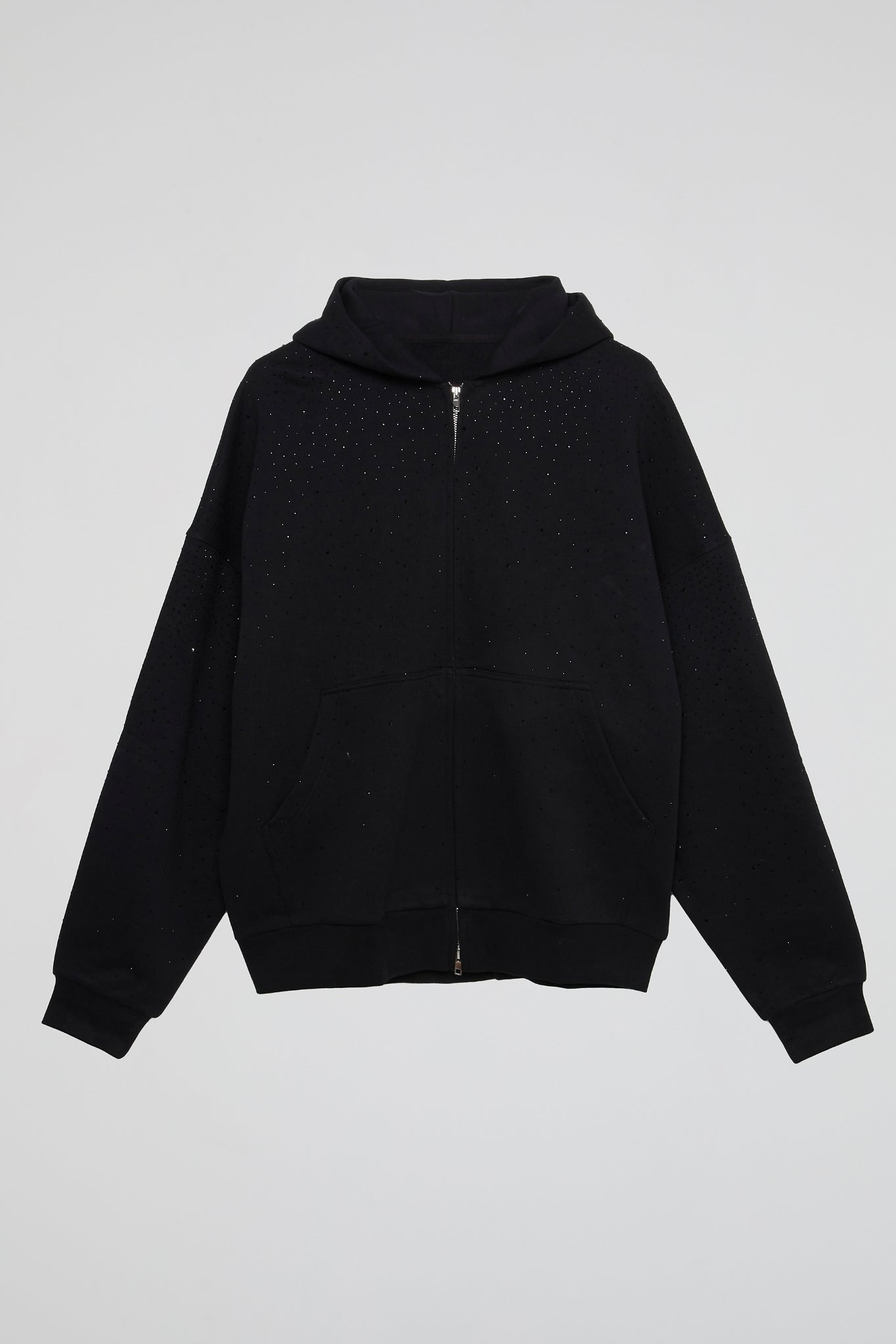 Dumist Black Strassy rain Hoodie