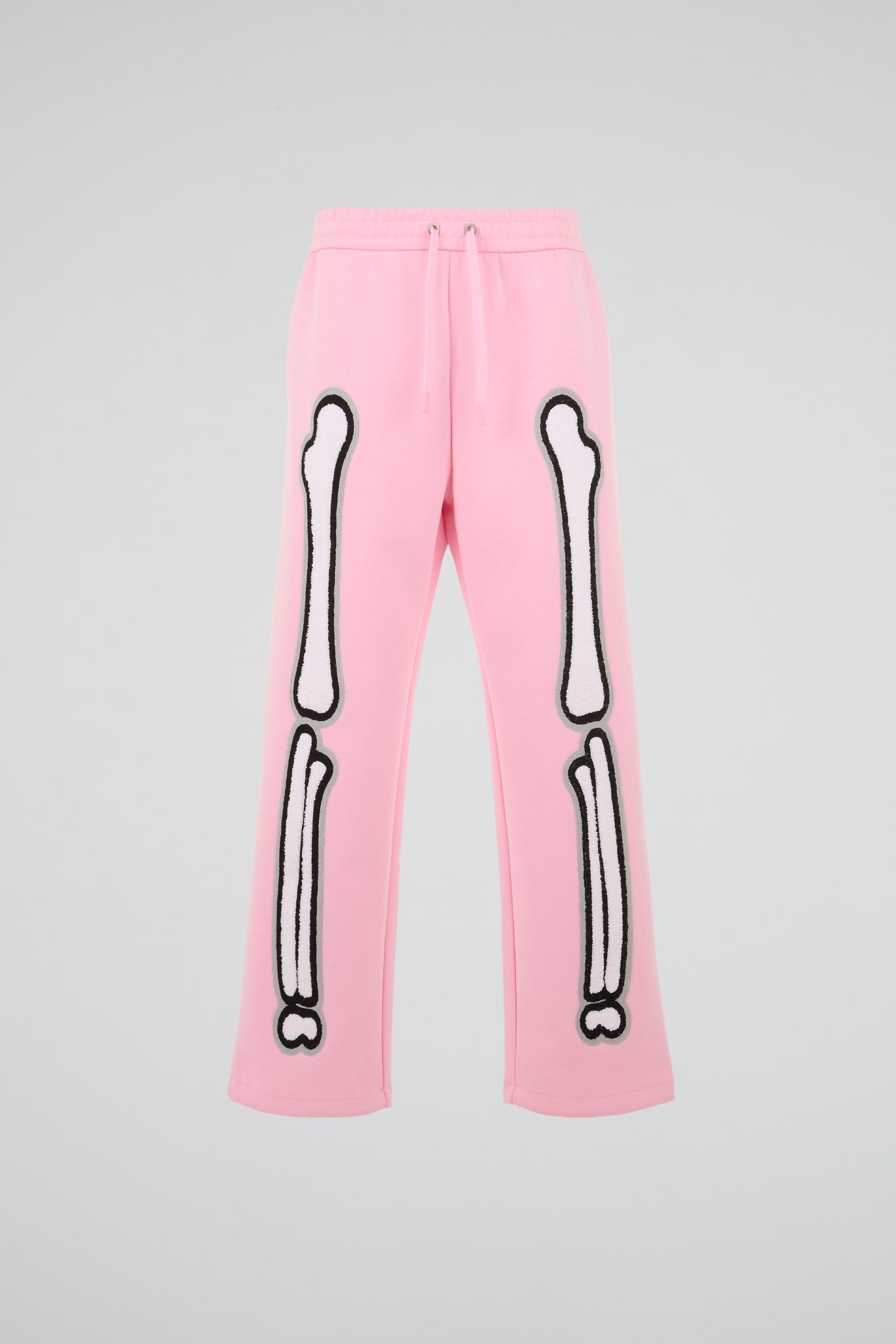 BHYPE PINK & WHITE SKELETON CHENILLE SWEATPANTS (KIDS)