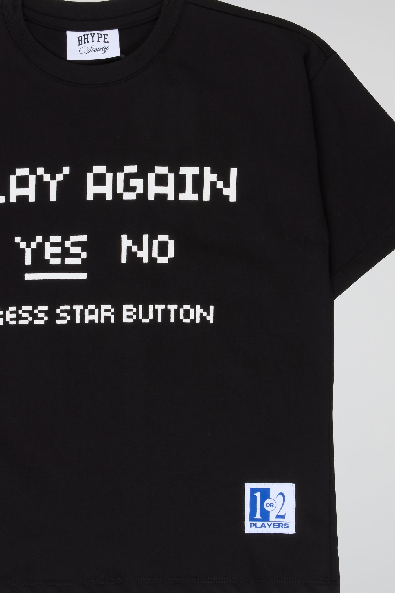 BHYPE SOCIETY - BHS VIDEO GAMES BLACK TSHIRT (KIDS)