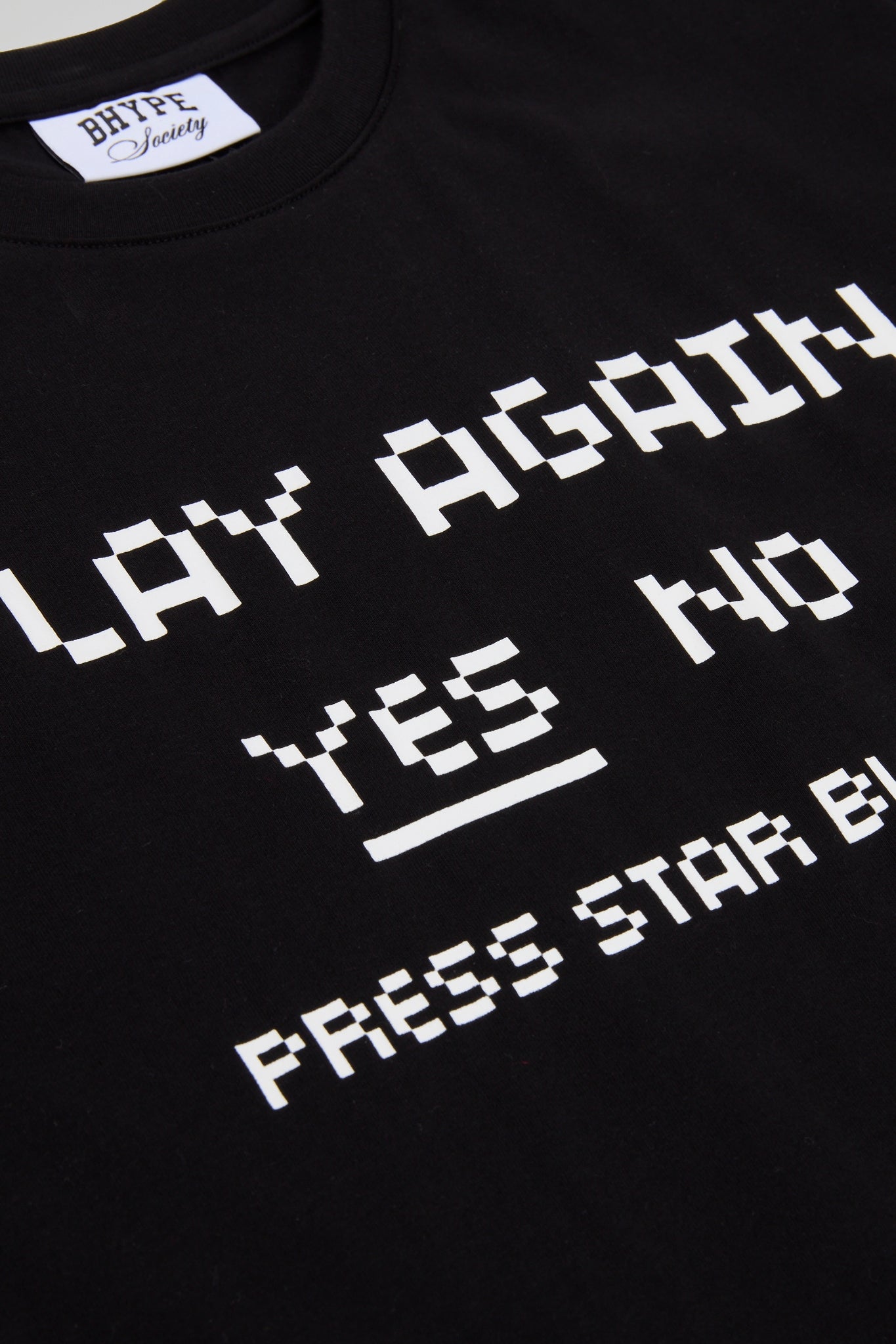 BHYPE SOCIETY - BHS VIDEO GAMES BLACK TSHIRT (KIDS)