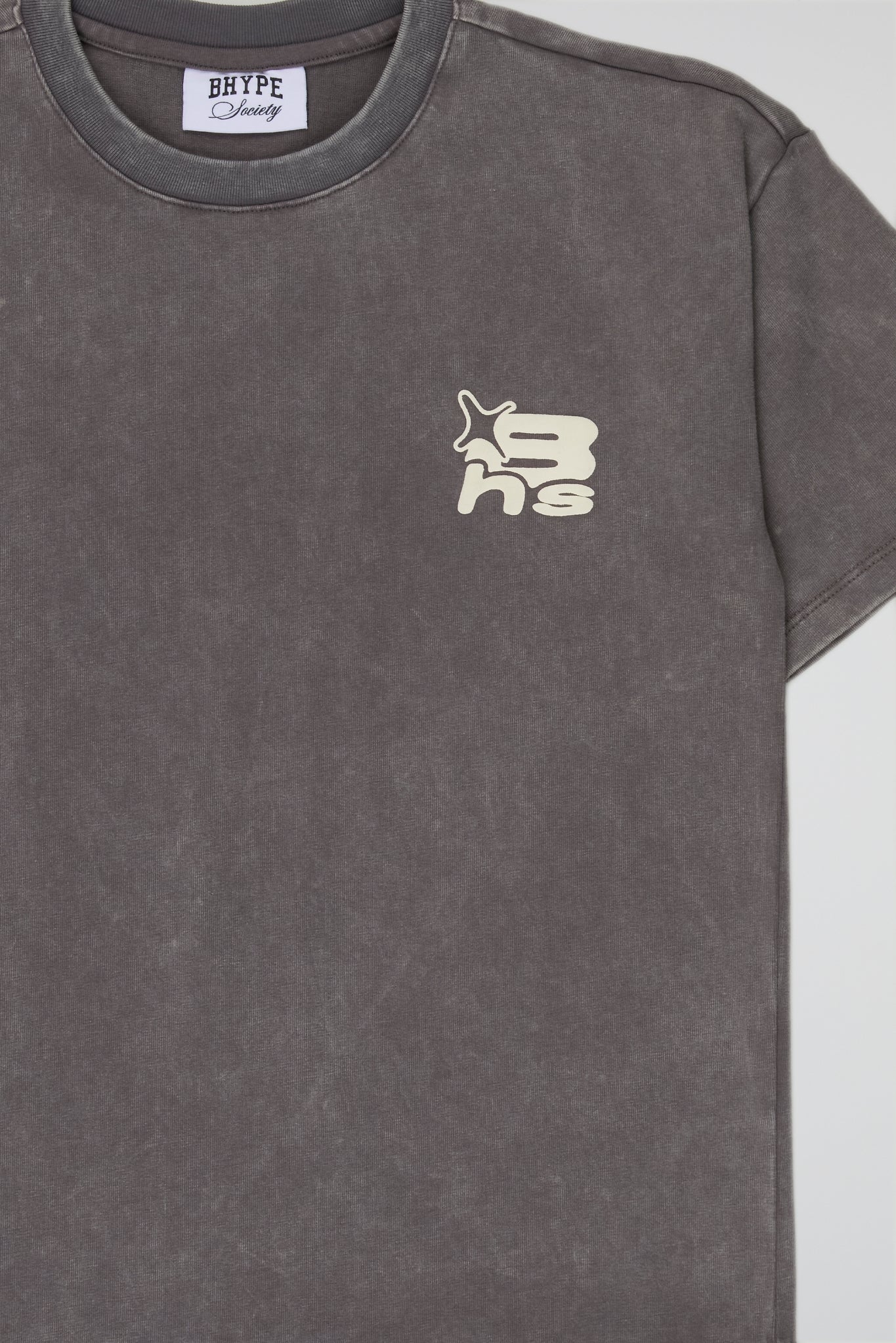BHYPE KIDS - Creative Studio Washed Grey Puff T-Shirt