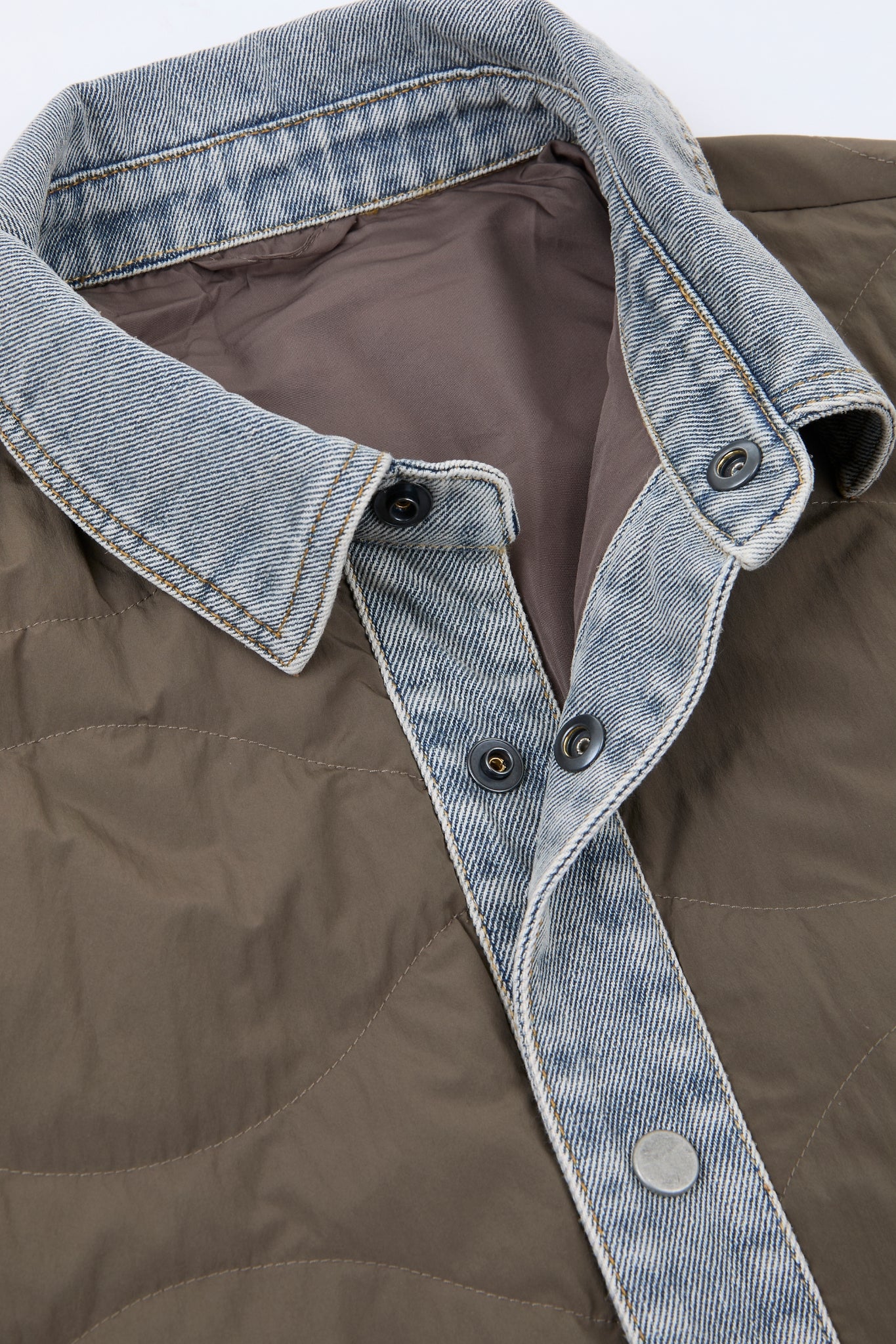 Dumist – Hybrid Quilted Denim Overshirt Jacket