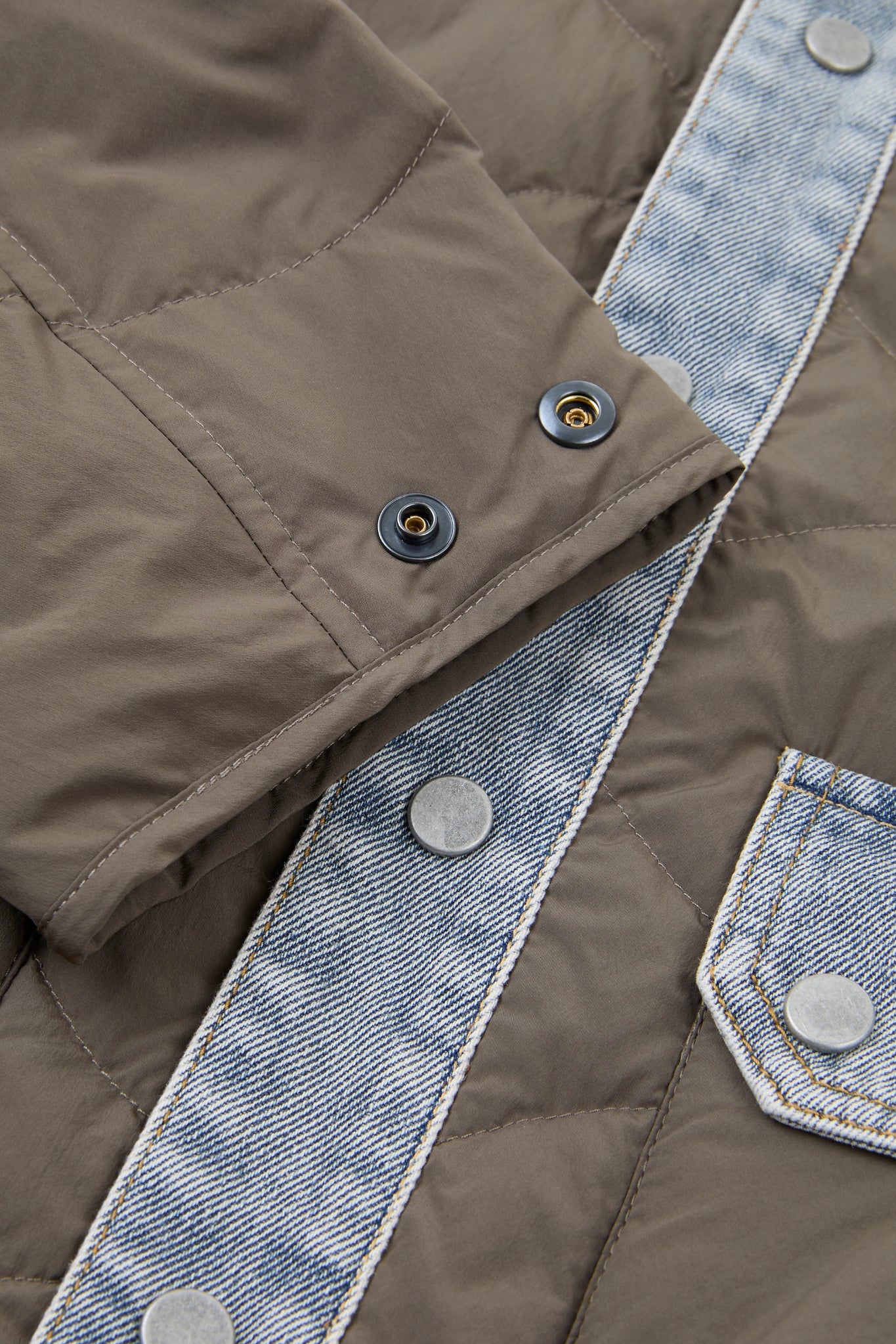 Dumist – Hybrid Quilted Denim Overshirt Jacket