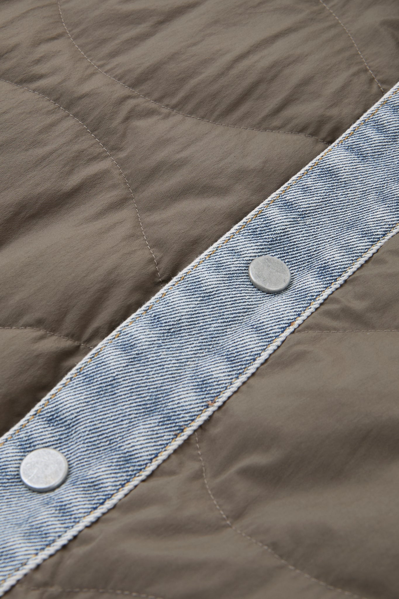 Dumist – Hybrid Quilted Denim Overshirt Jacket