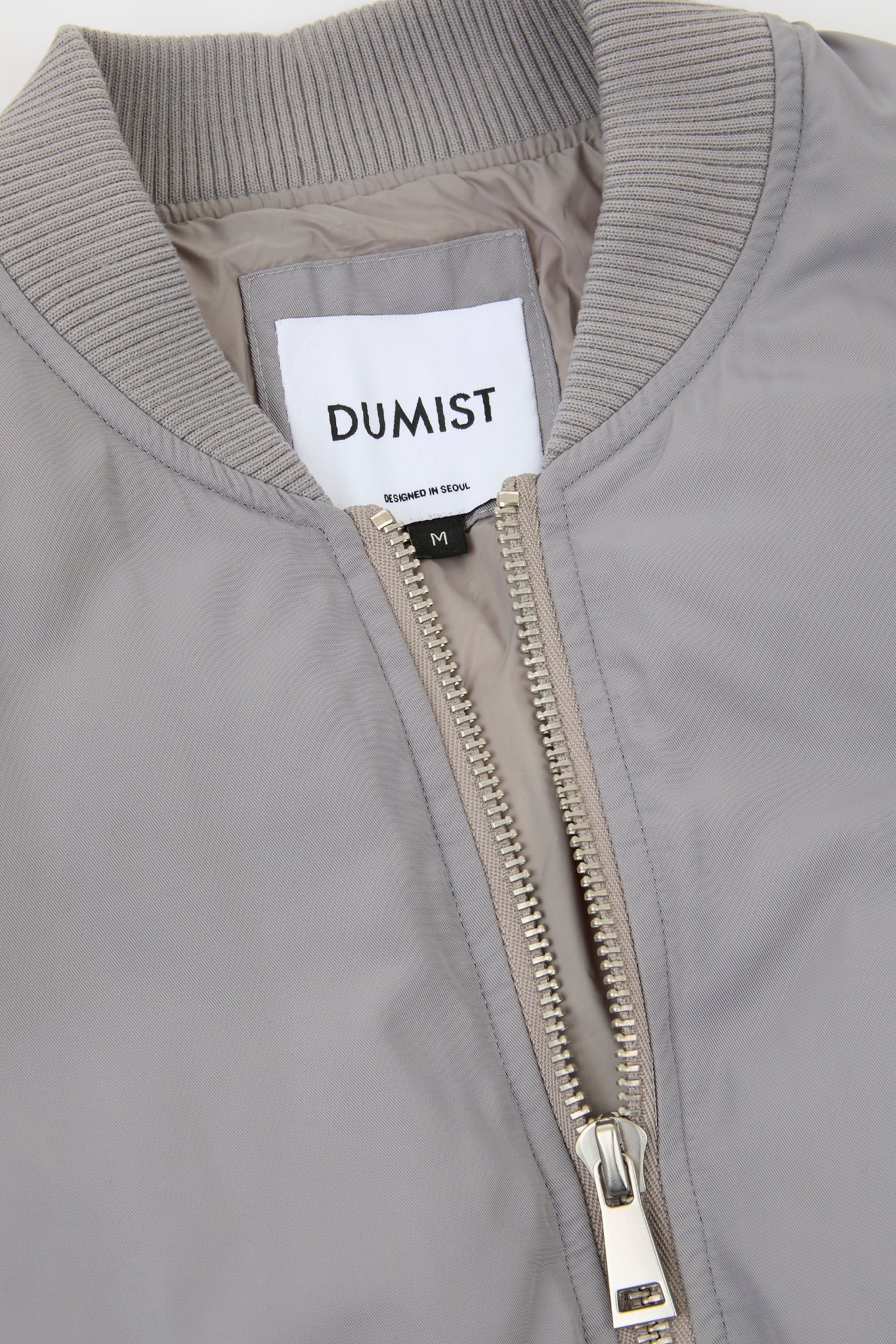 Dumist - Grey Structure Bomber Jacket