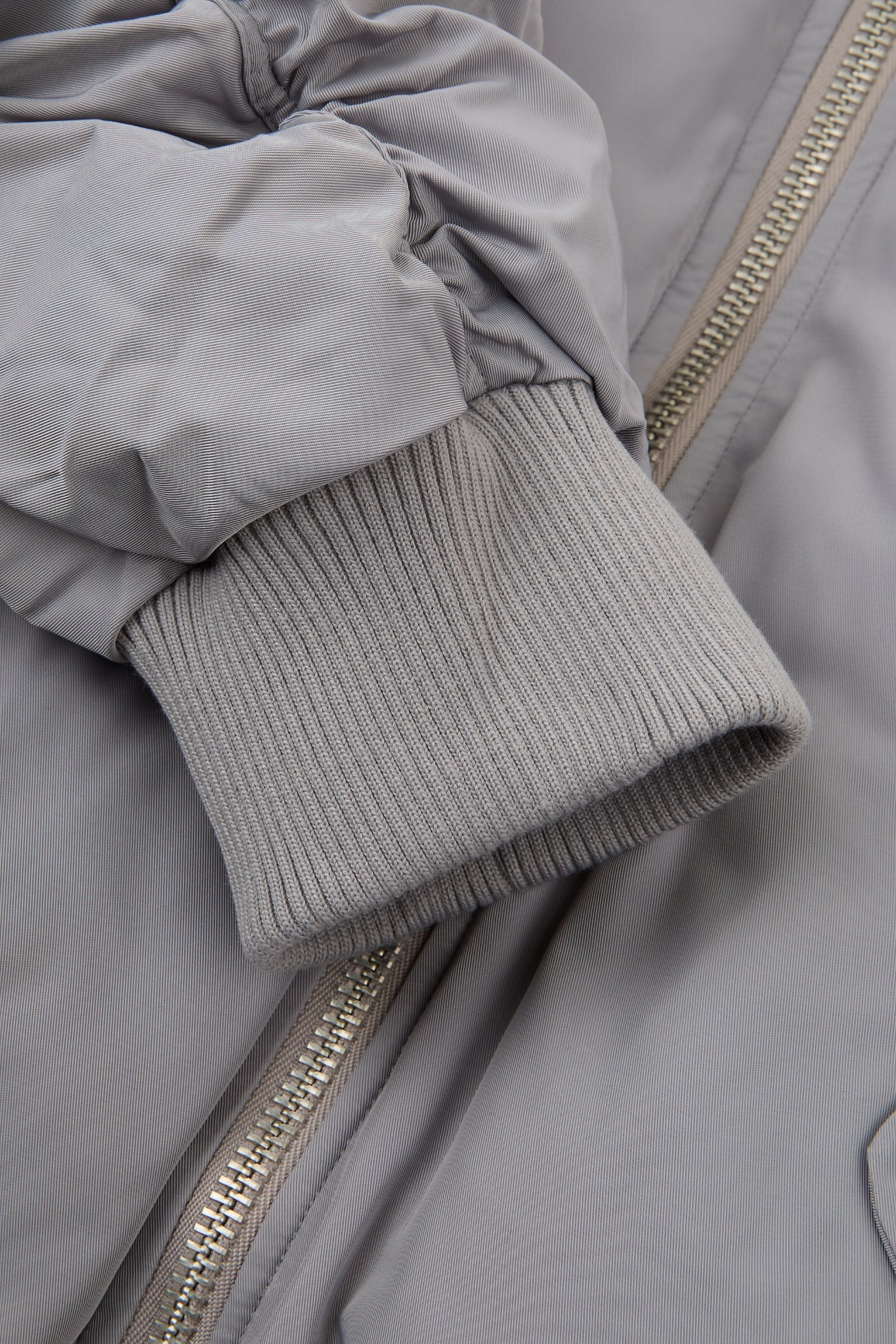 Dumist - Grey Structure Bomber Jacket