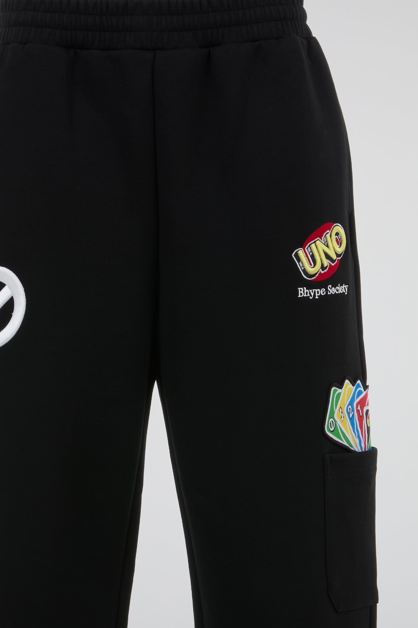 BHYPE x UNO® Trust No One Black Jogger Pants