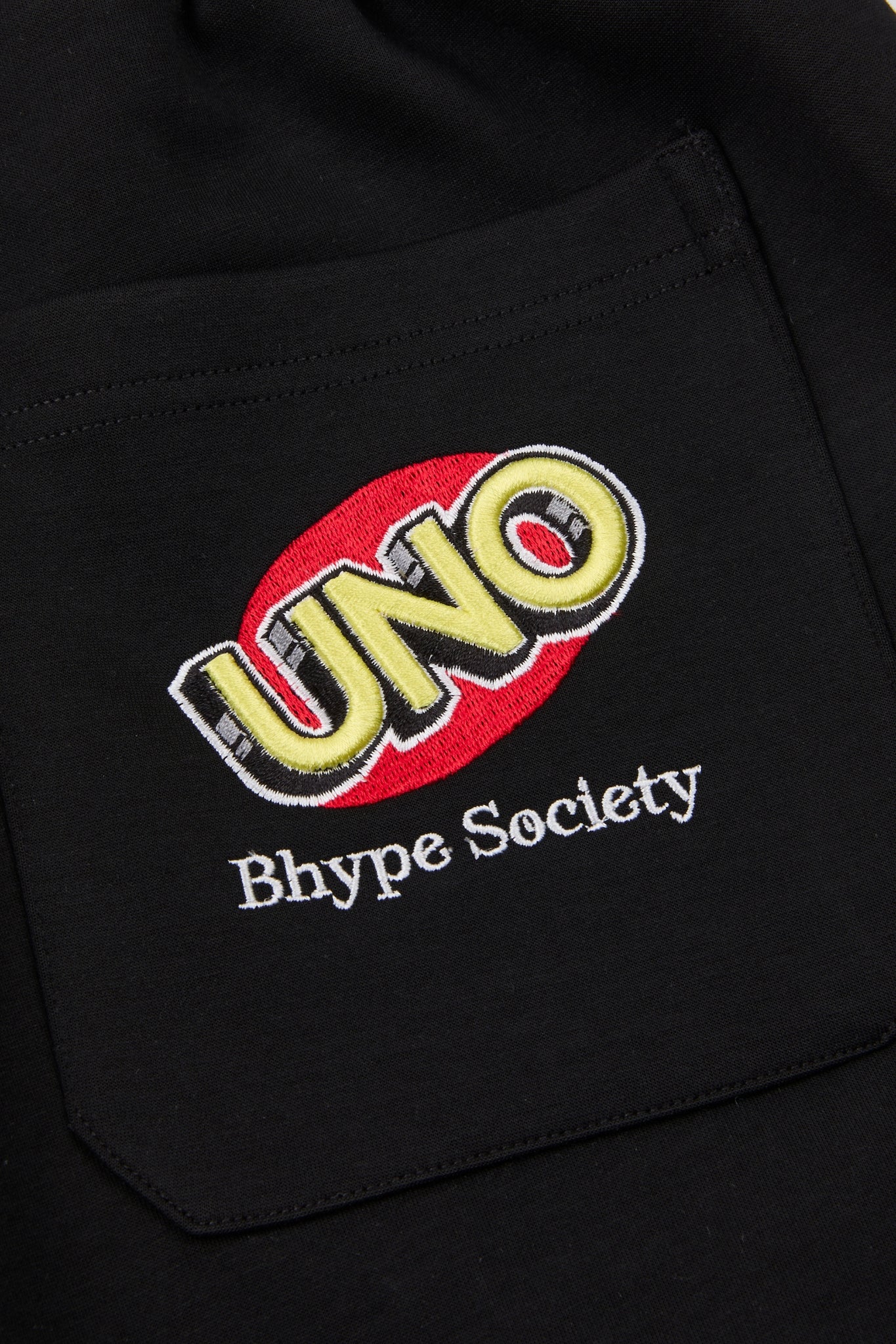 BHYPE x UNO® Trust No One Black Jogger Pants