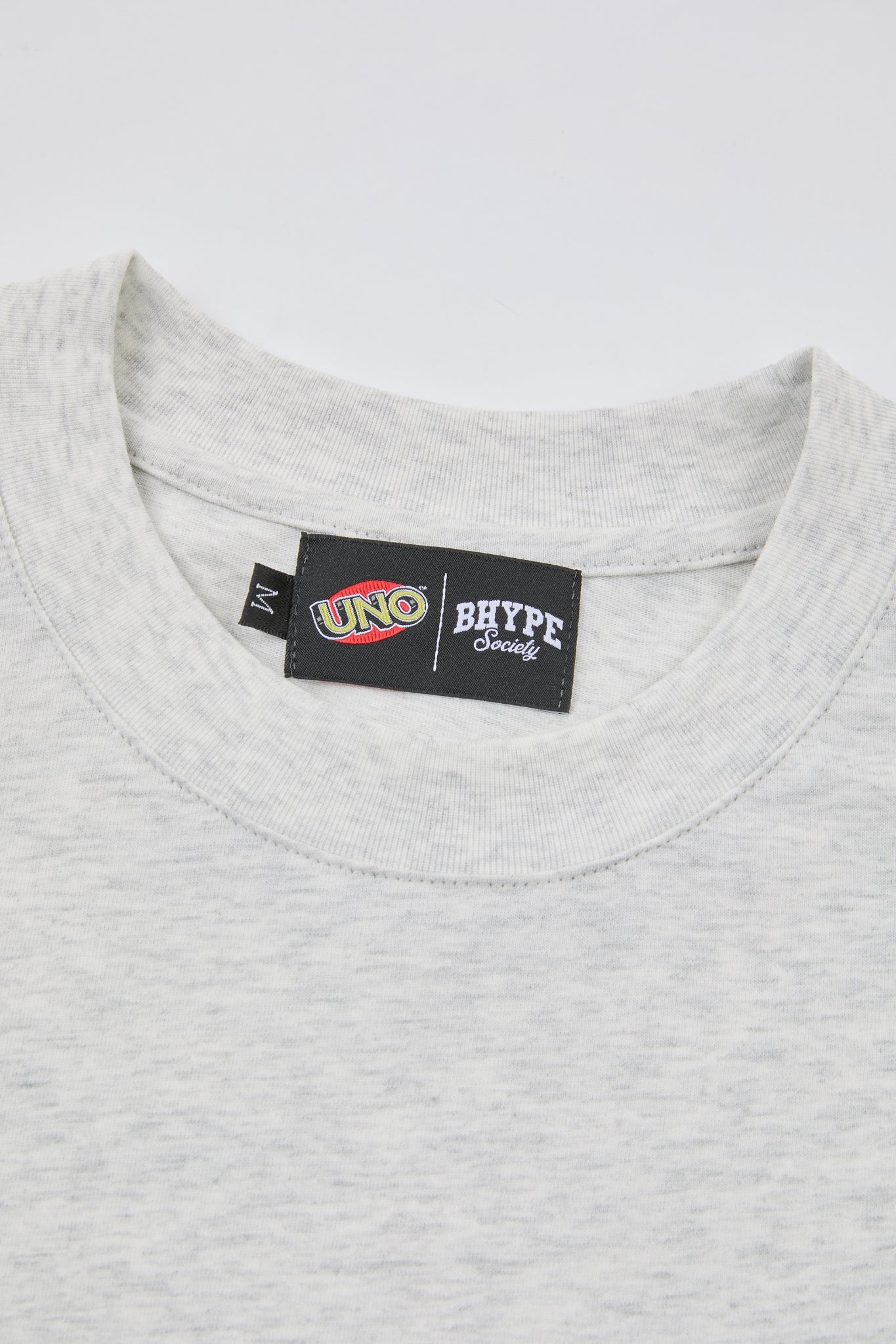 BHYPE x UNO® Back BHS logo Grey T-Shirt
